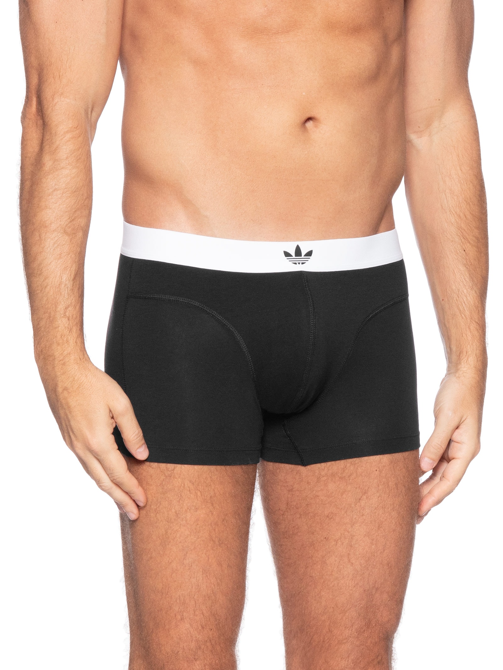 user_2ce2a8bb Kit De 2 Cuecas Boxer Comfort Flex Cotton - Preto - Adidas