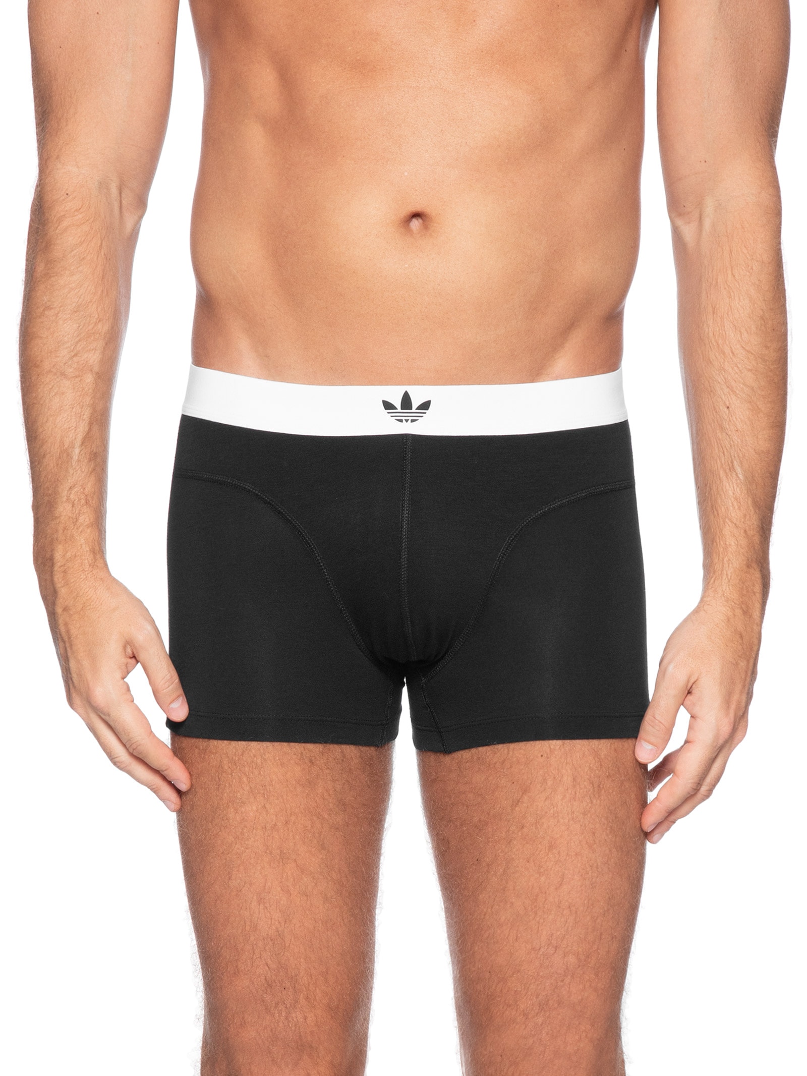 Kit De 2 Cuecas Boxer Comfort Flex Cotton Preto Adidas Originals Underwear