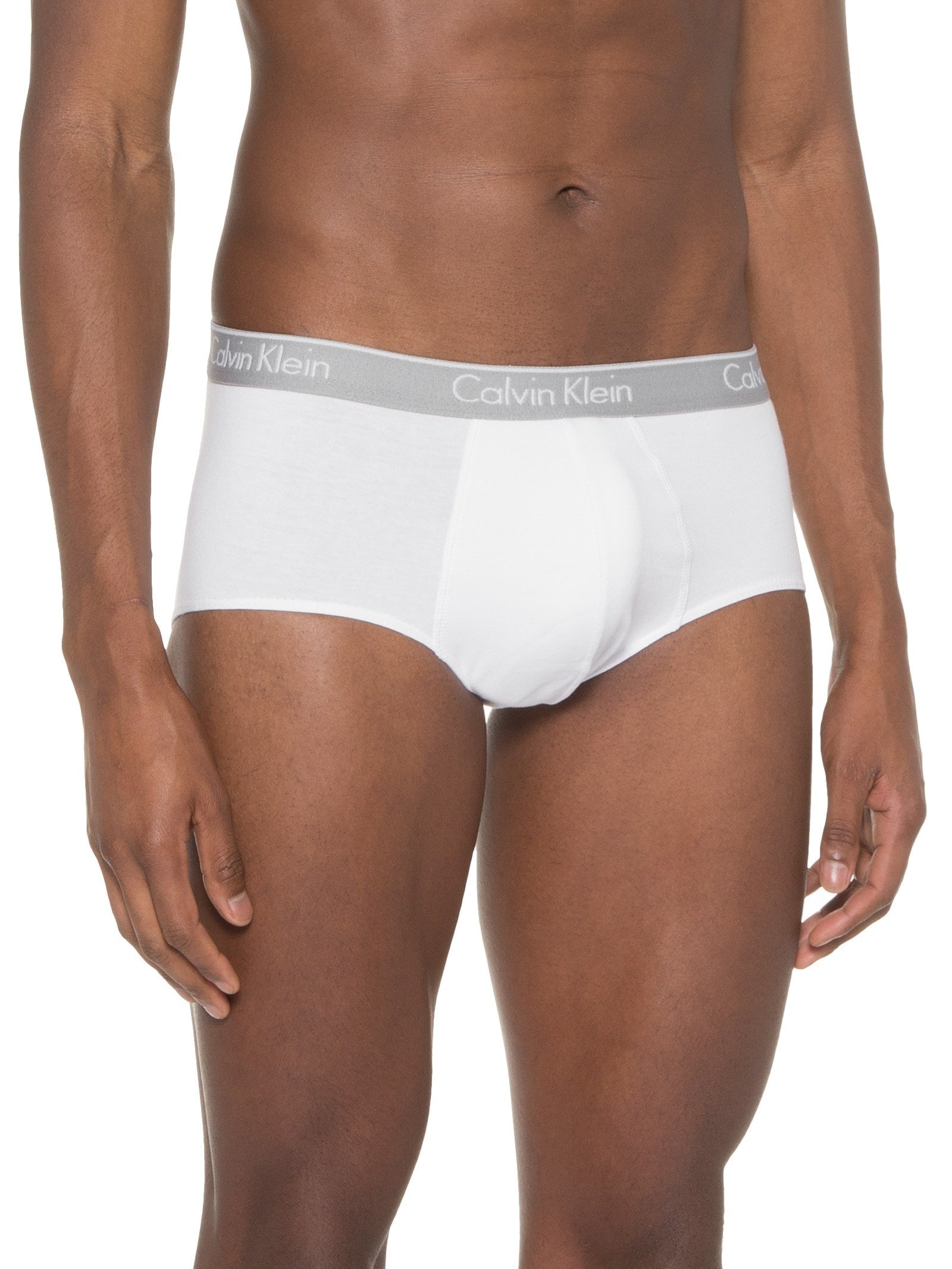 Kit de 2 Cuecas Brief Cotton Branco Calvin Klein Underwear