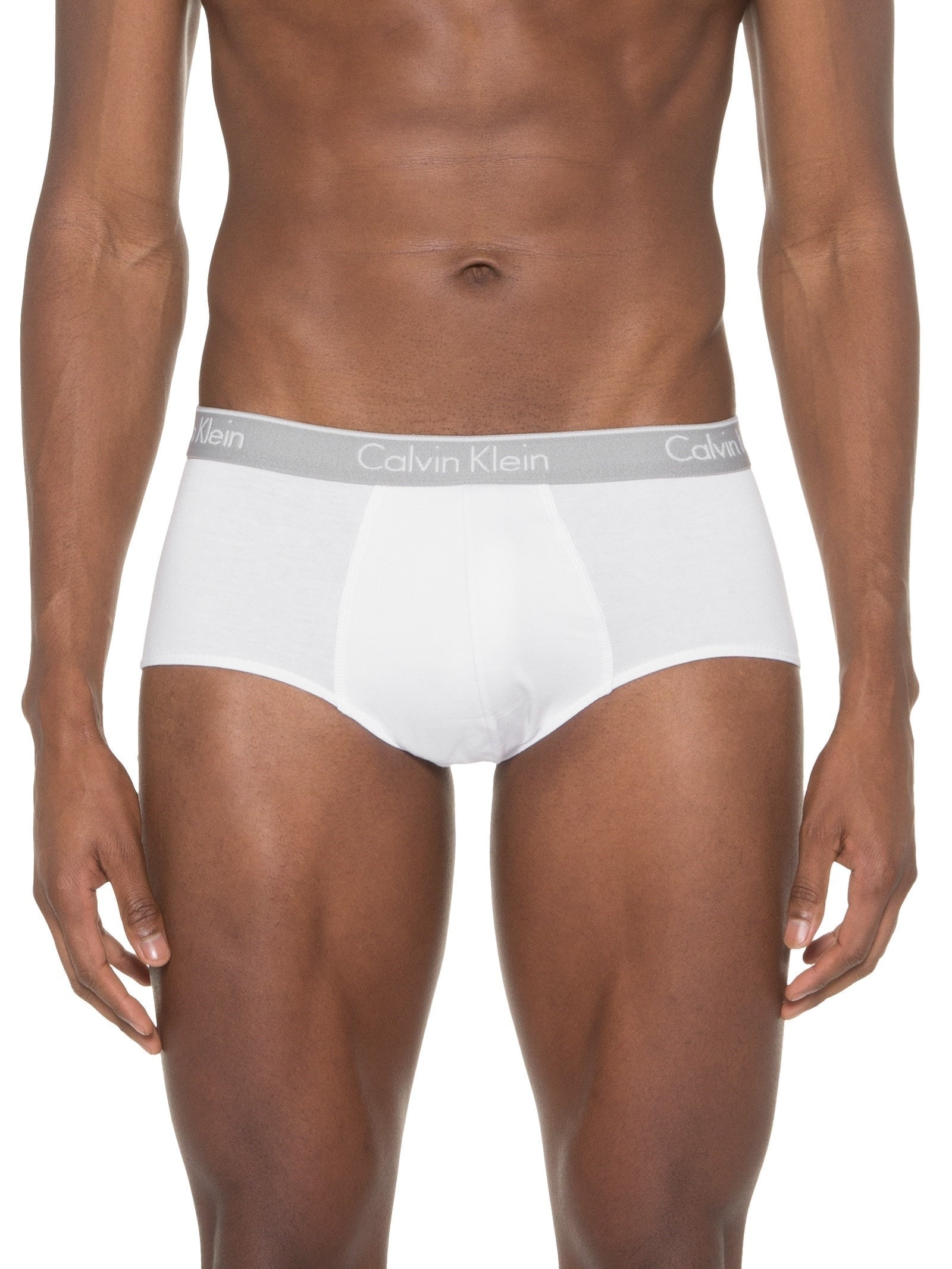 Kit de 2 Cuecas Brief Cotton Branco Calvin Klein Underwear