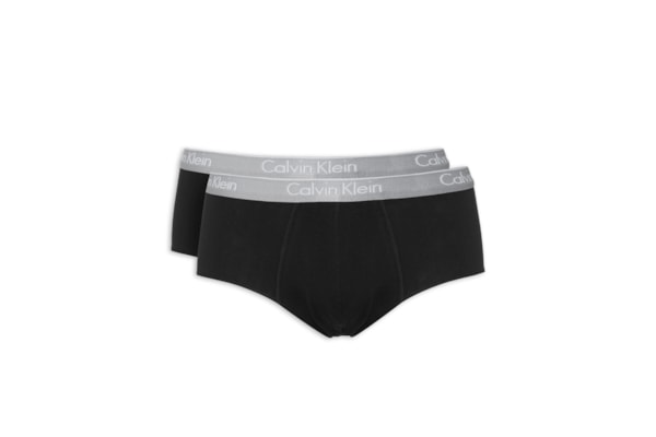Kit de 2 Cuecas Brief Cotton - Preto