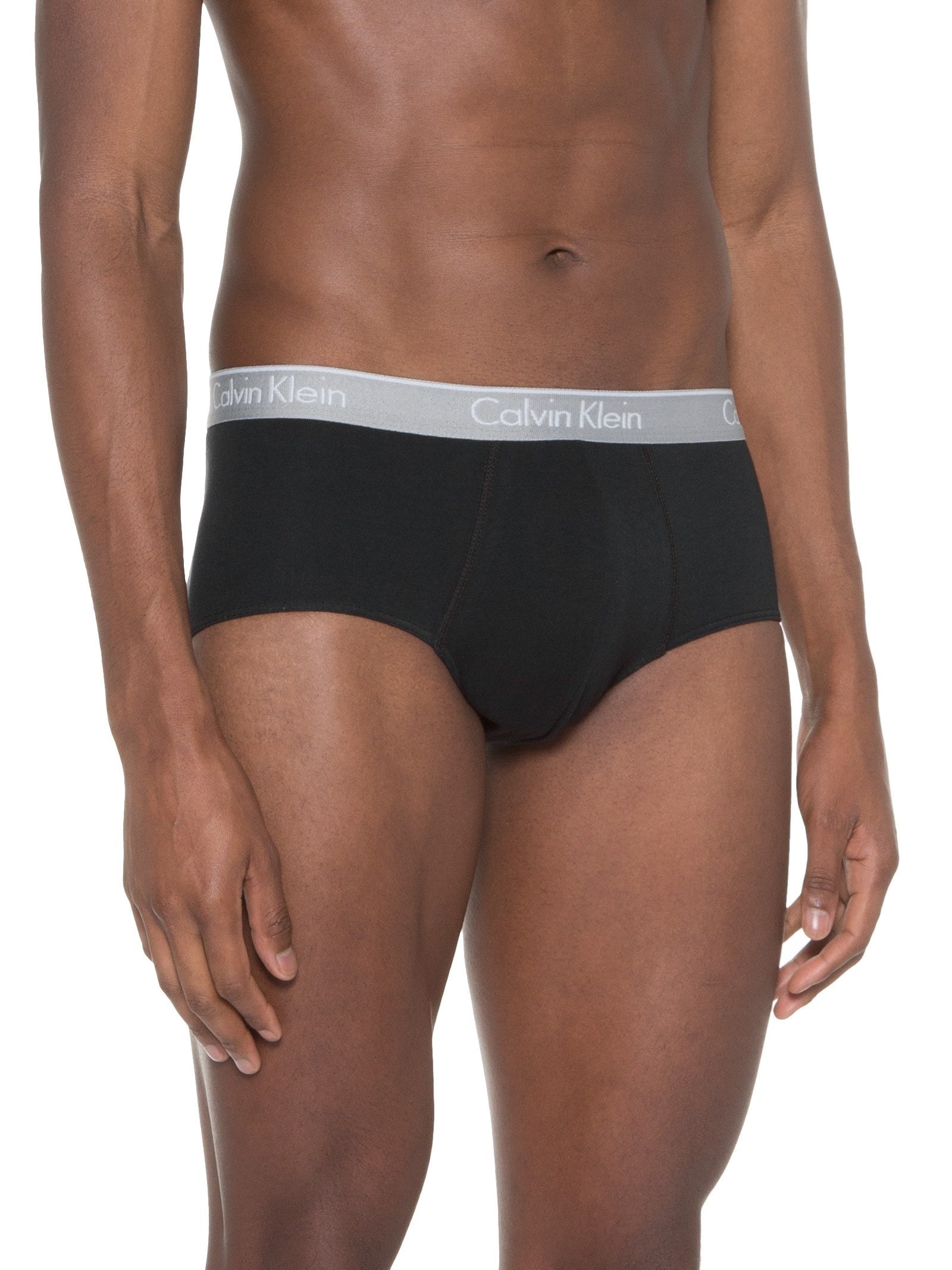 Kit de 2 Cuecas Brief Cotton Preto Calvin Klein Underwear