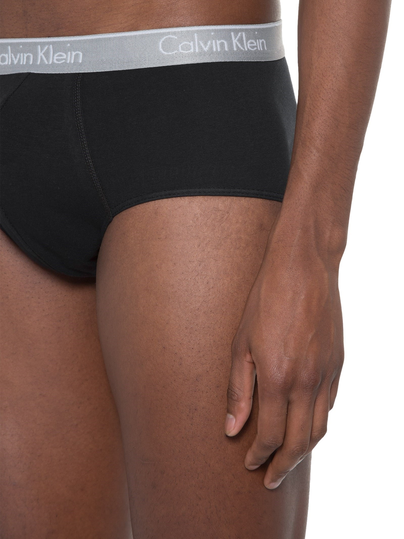 Kit de 2 Cuecas Brief Cotton Preto Calvin Klein Underwear