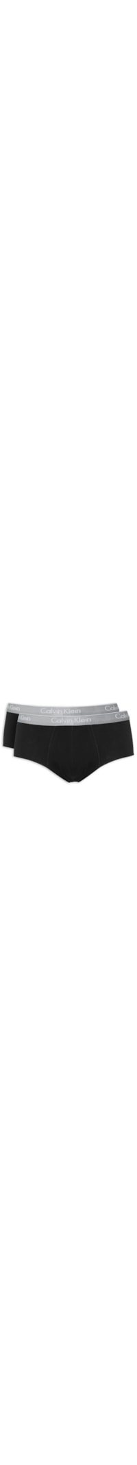 Kit de 2 Cuecas Brief Cotton - Preto