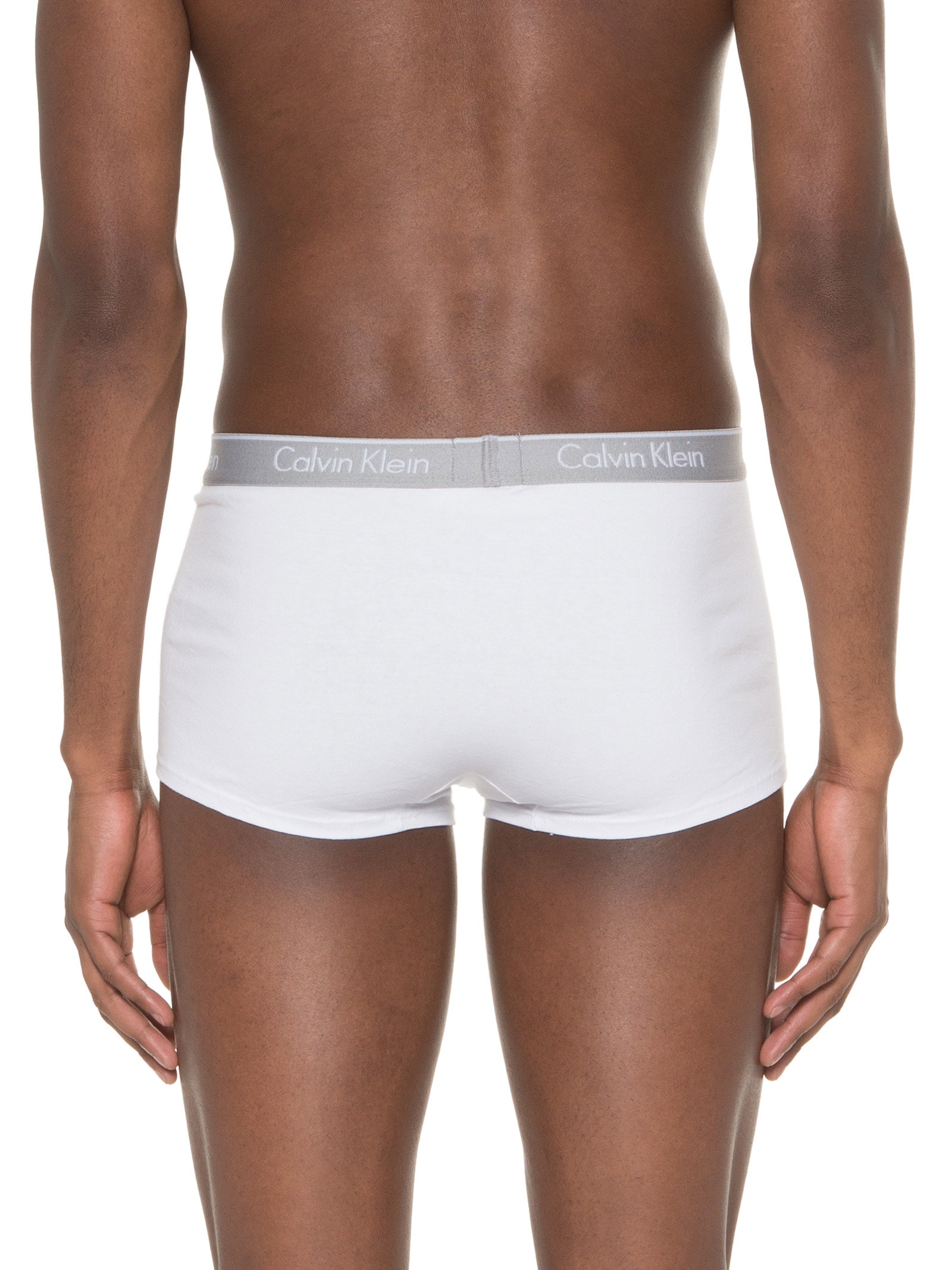 Kit de 2 Cuecas Low Rise Trunk Branco Calvin Klein Underwear