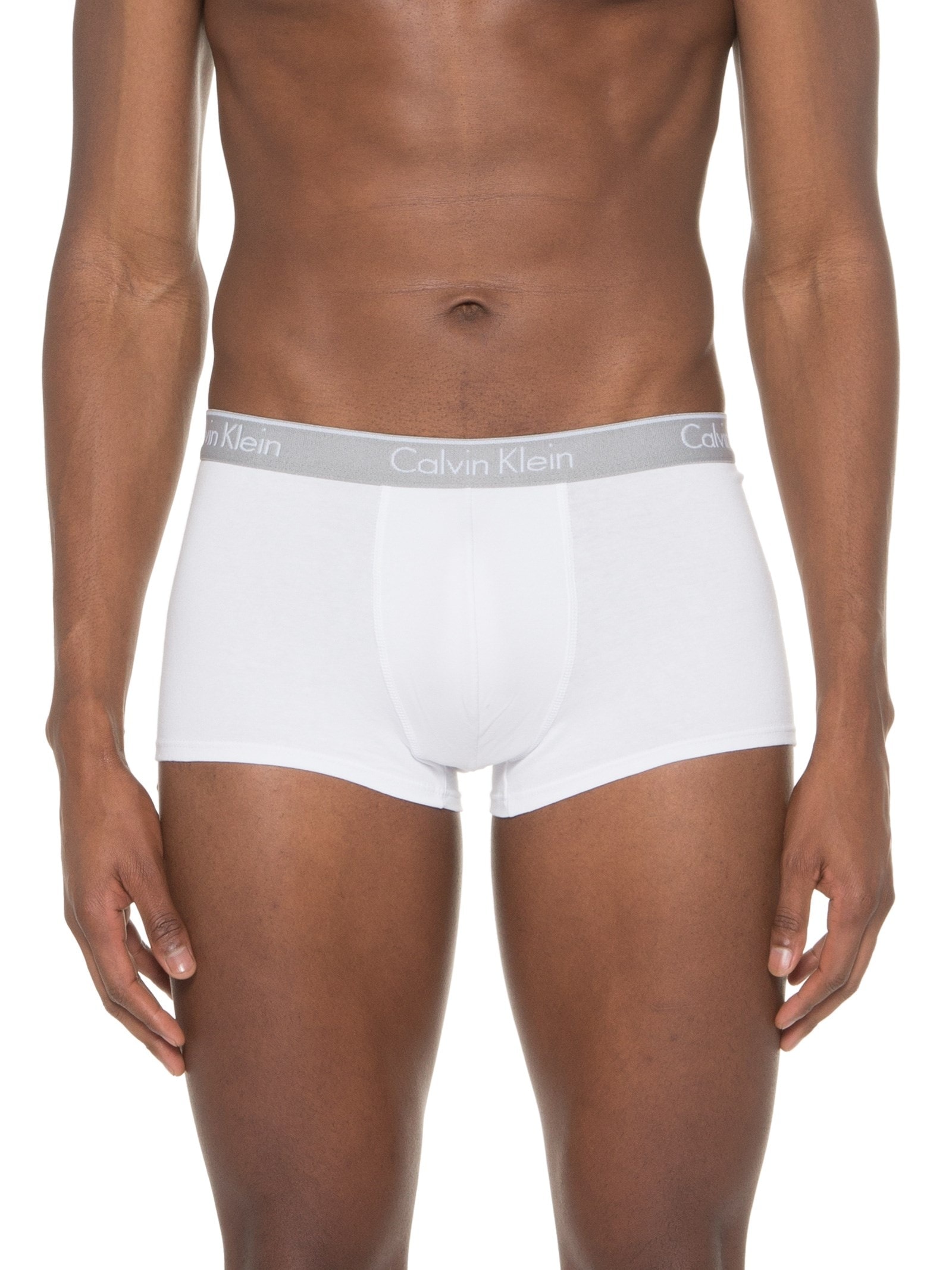 Kit de 2 Cuecas Low Rise Trunk Branco Calvin Klein Underwear
