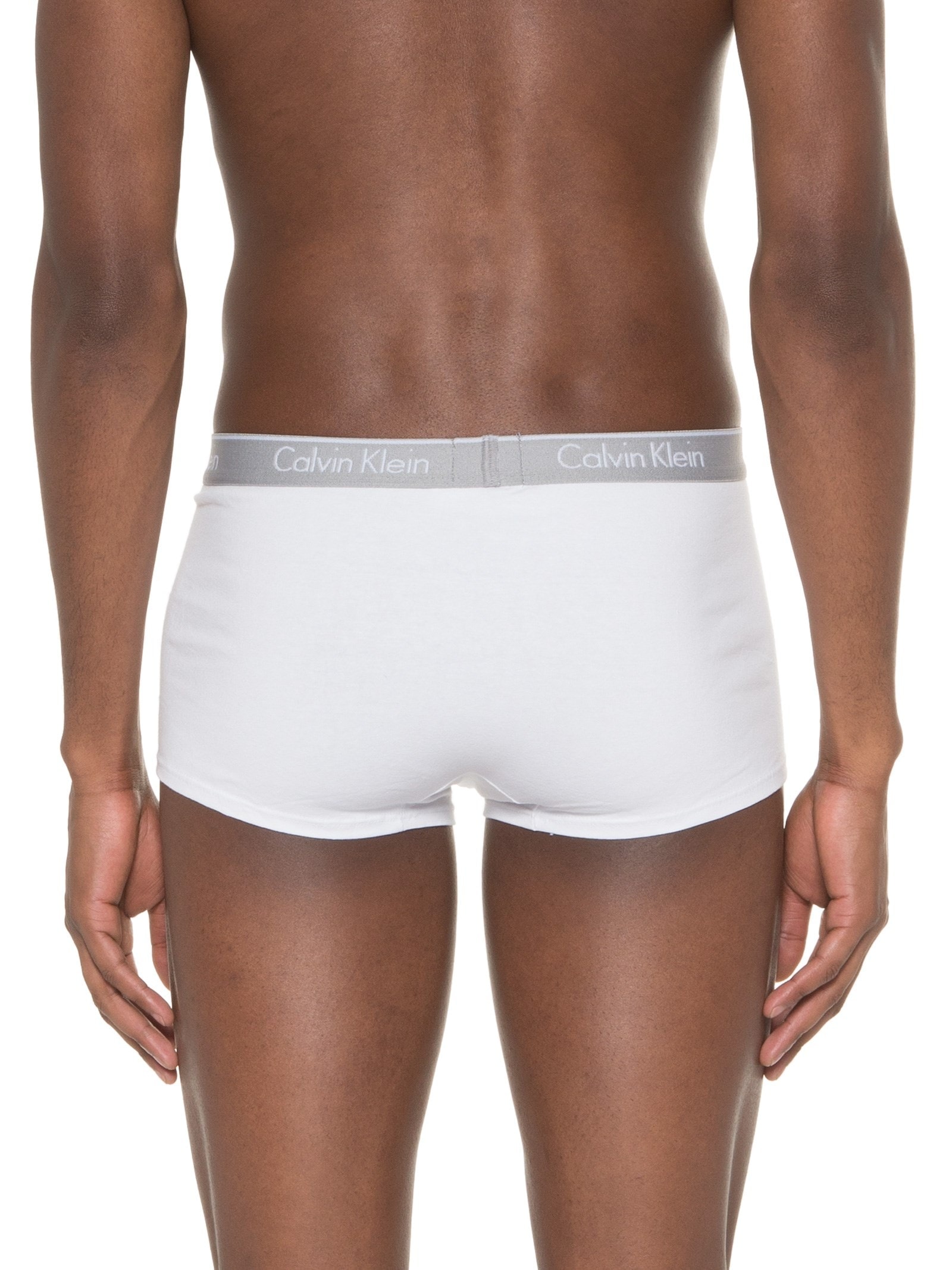 Kit de 2 Cuecas Low Rise Trunk Branco Calvin Klein Underwear