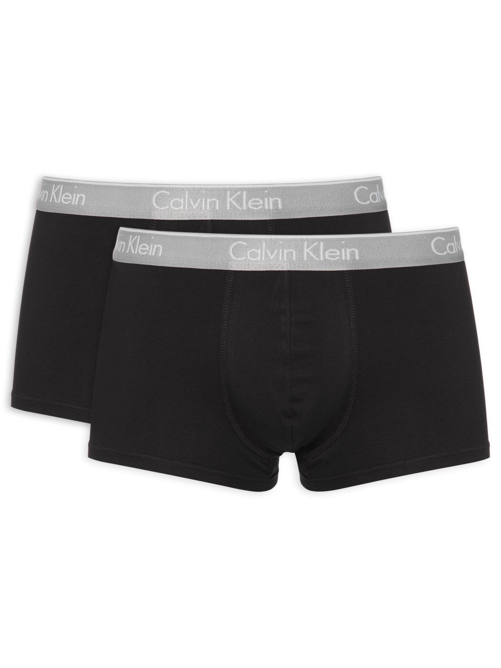 Kit de 2 Cuecas Low Rise Trunk Preto Calvin Klein Underwear