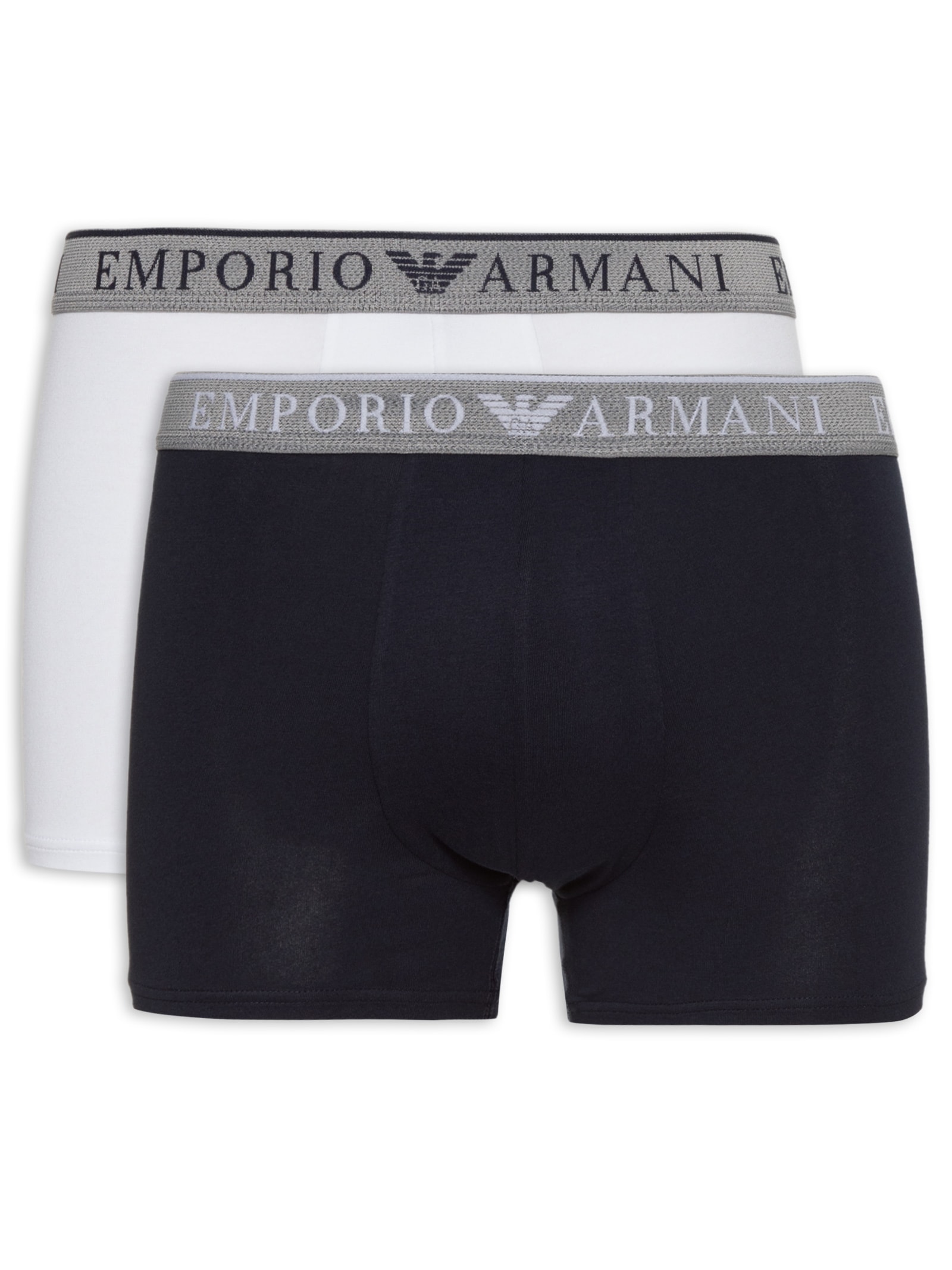 Kit De 2 Cuecas Trunk Emporio Armani Bodywear