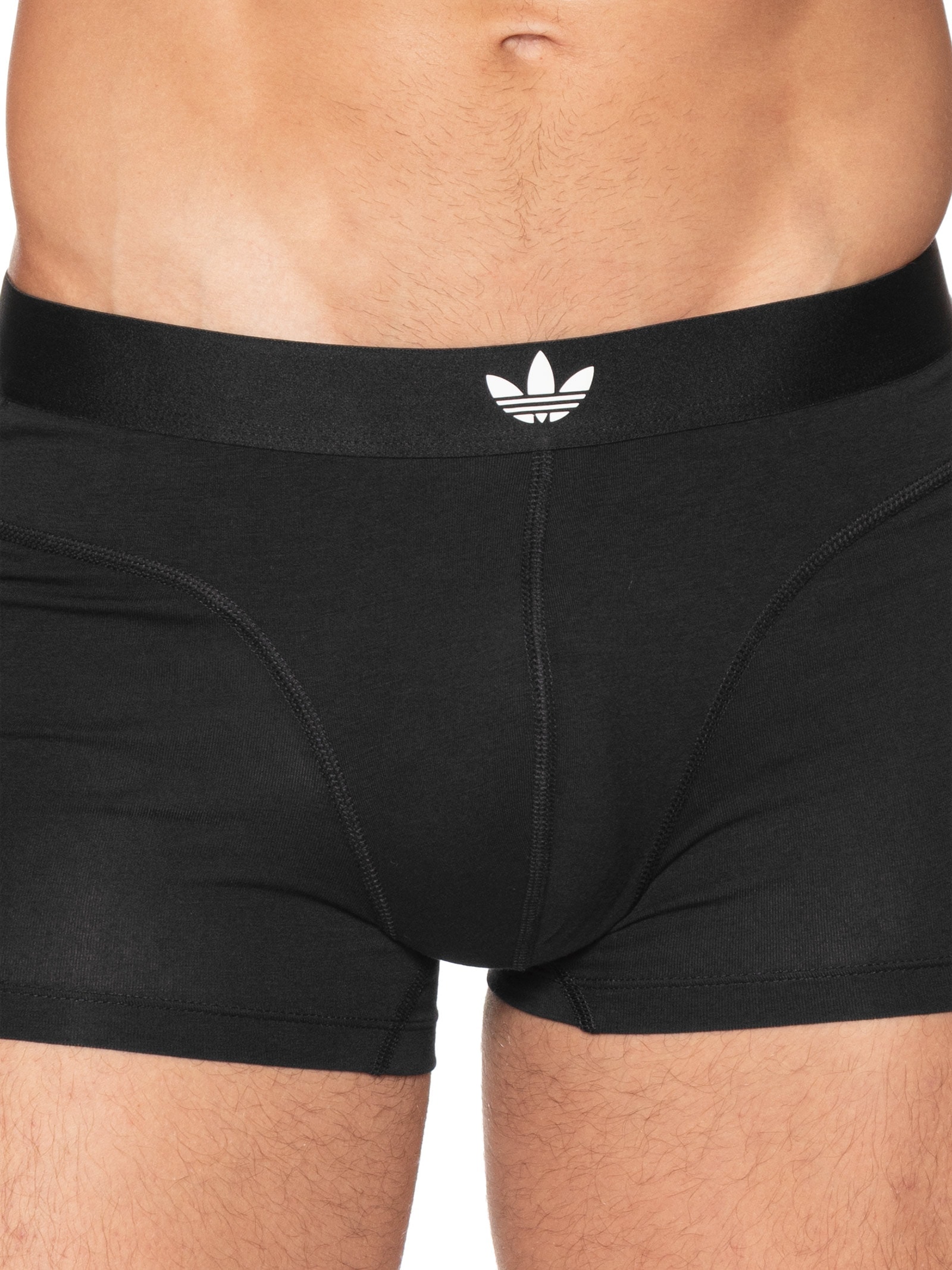KIt de 2 cuecas Trunk Confort Flex Cotto Preto Adidas Originals Underwear