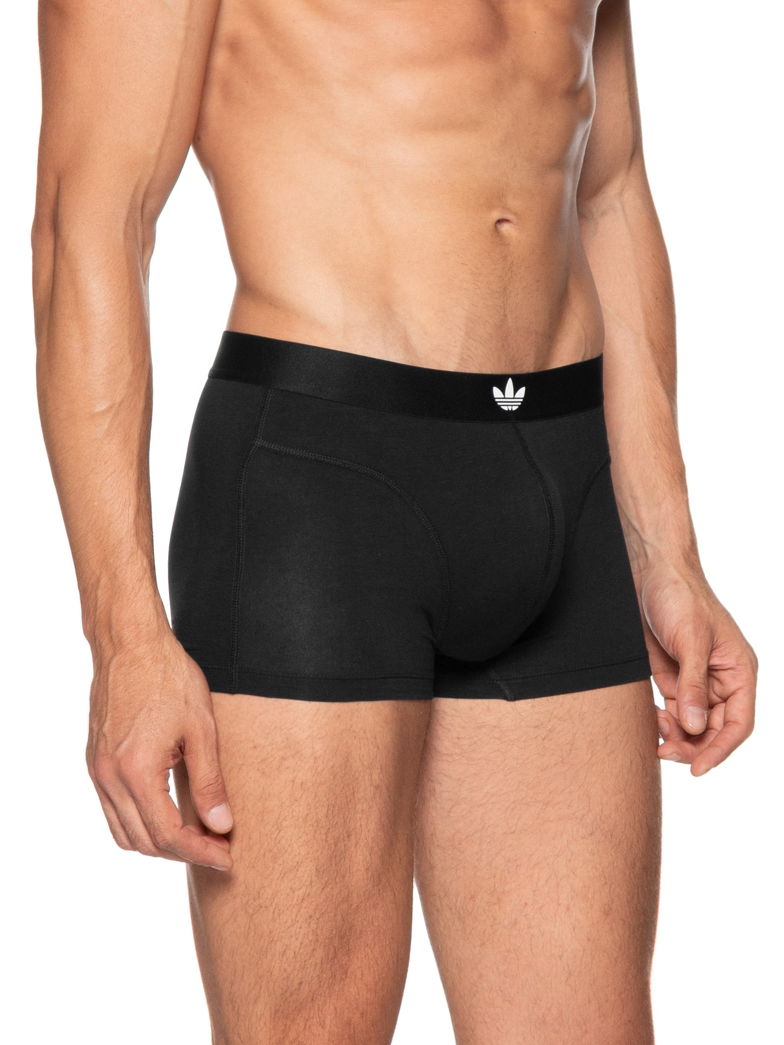 KIt de 2 cuecas Trunk Confort Flex Cotto Preto Adidas Originals Underwear