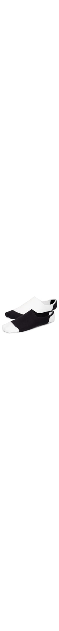 Kit De 2 Pares Meias Masculinas Pézinho - Branco