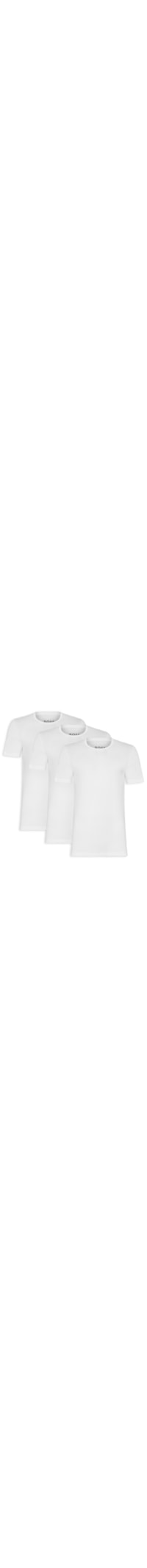 Kit de 3 Camisetas Masculina Classic - Branco