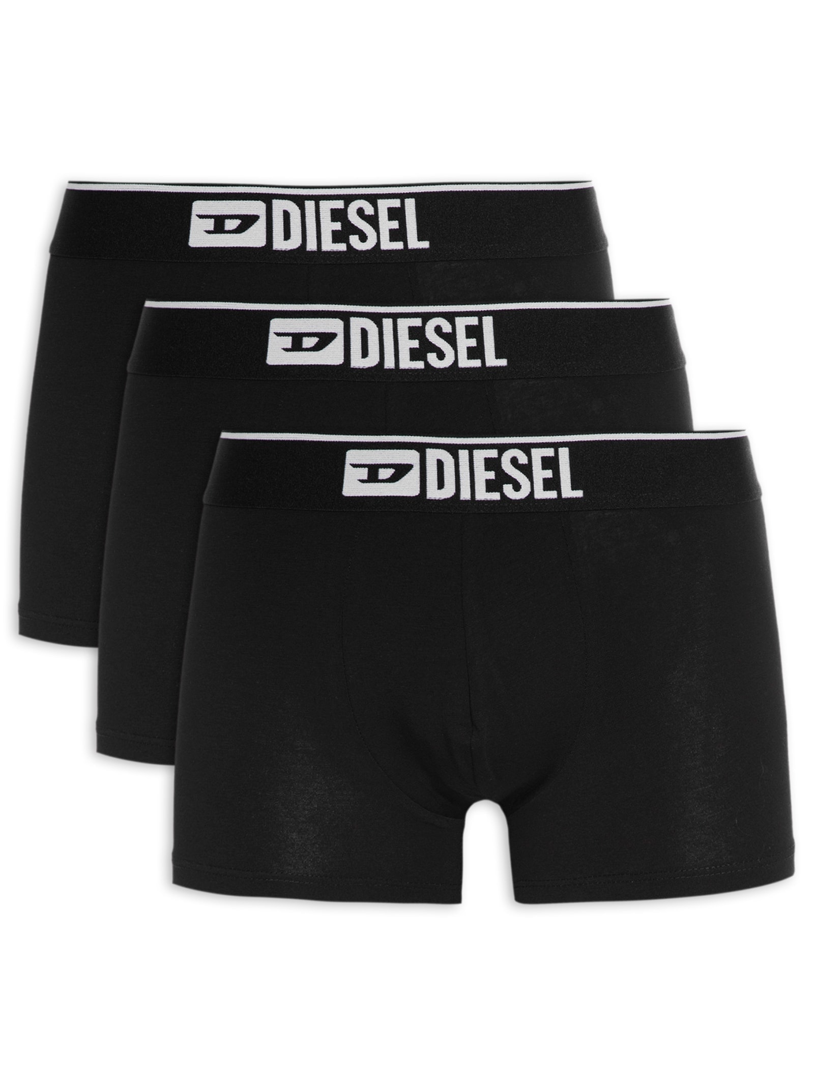 Kit De 3 Cueca Boxer Preto Diesel