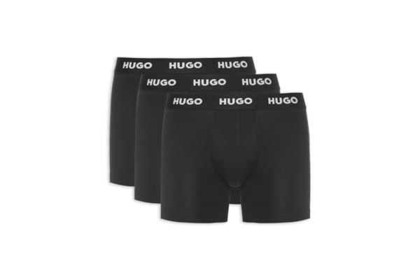Kit De 3 Cuecas Boxer Br Triplet Pack - Preto