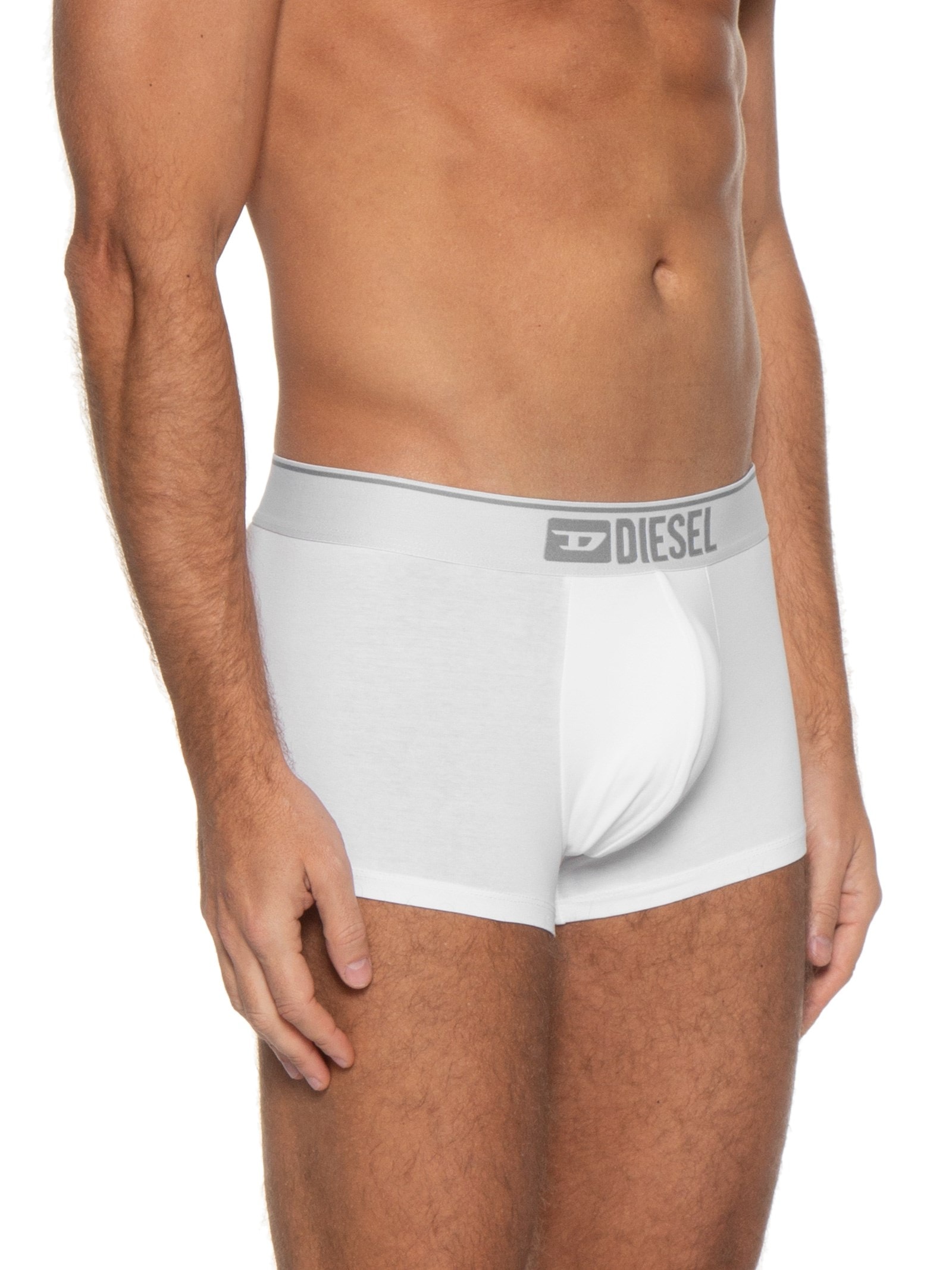 Kit De 3 Cuecas Boxer  Branco Diesel