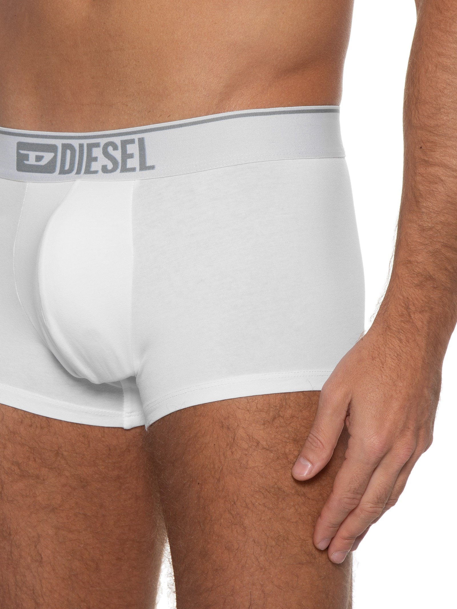 Kit De 3 Cuecas Boxer  Branco Diesel