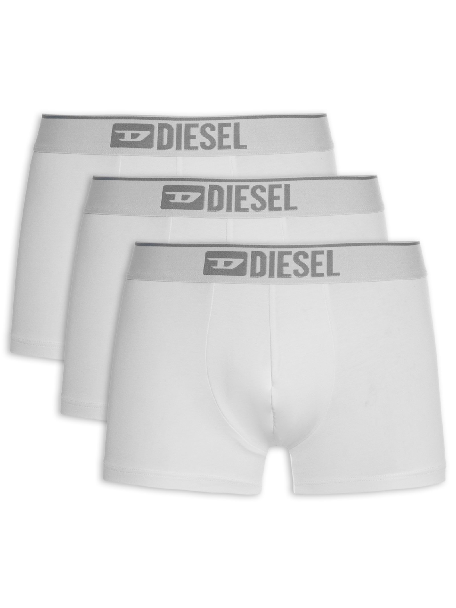 Kit De 3 Cuecas Boxer  Branco Diesel