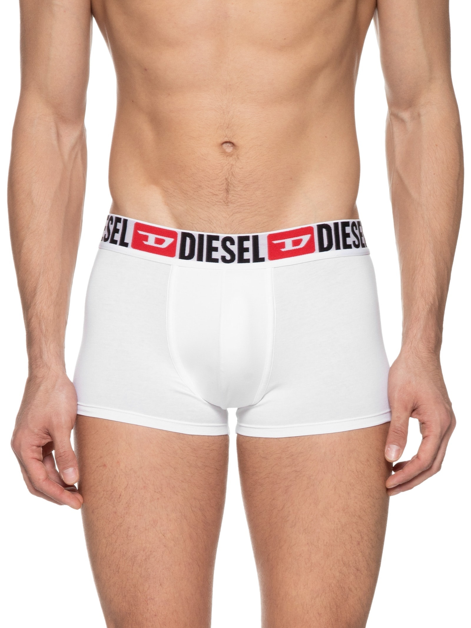 Kit De 3 Cuecas Boxer Branco Diesel