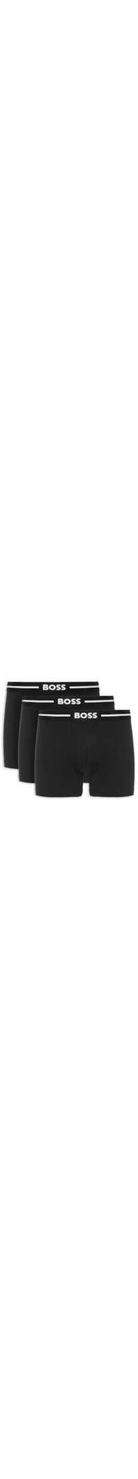Kit De 3 Cuecas Boxer Brief Bold - Preto