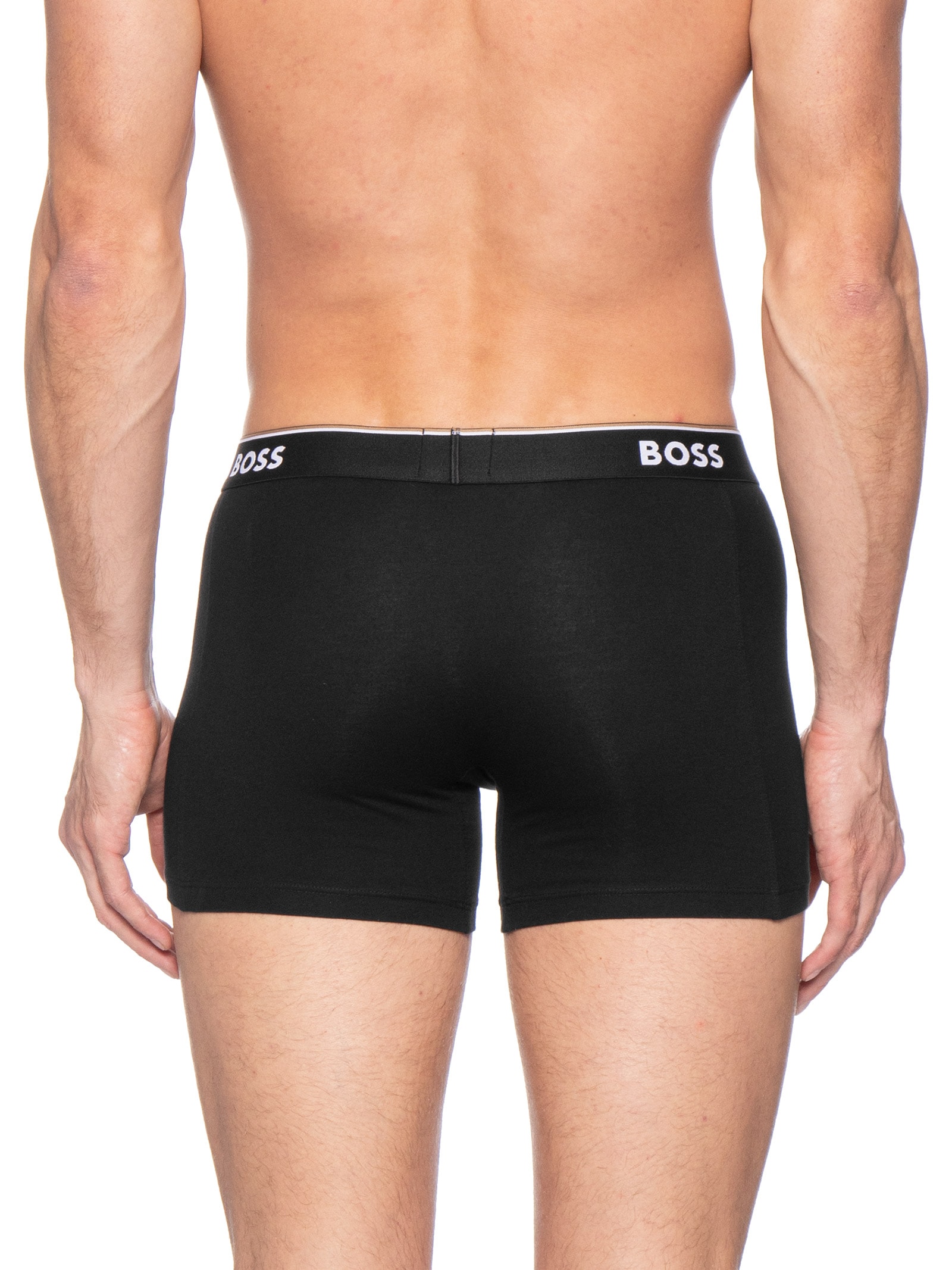 Kit De 3 Cuecas Boxer Power Cinza Boss