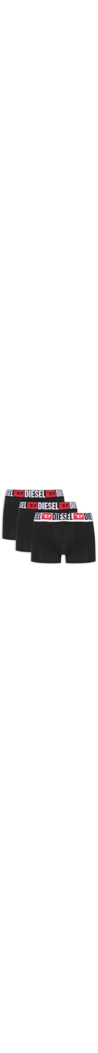 Kit de 3 Cuecas Boxer - Preto