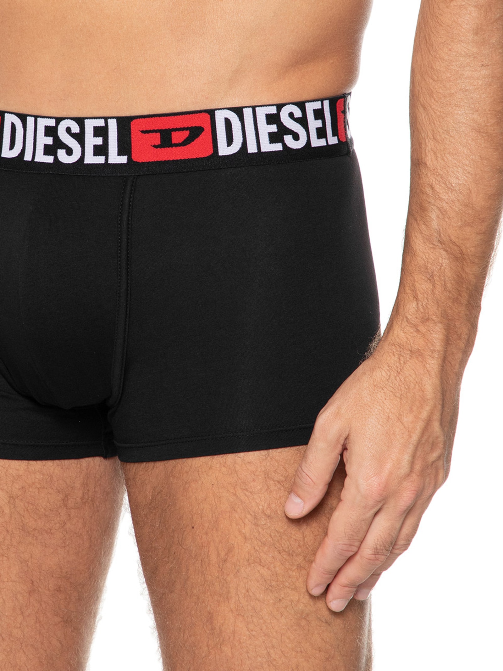 Kit De 3 Cuecas Boxer Preto Diesel