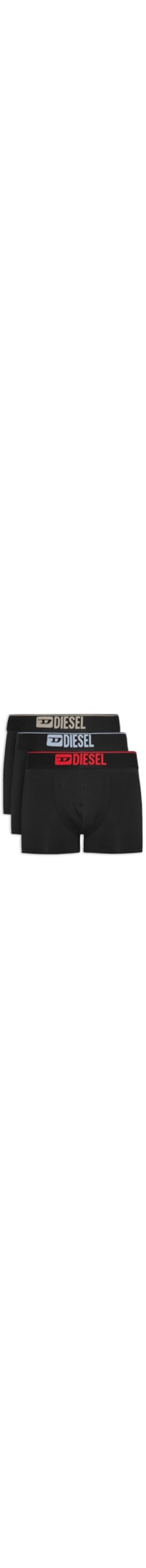 Kit De 3 Cuecas Boxer - Preto