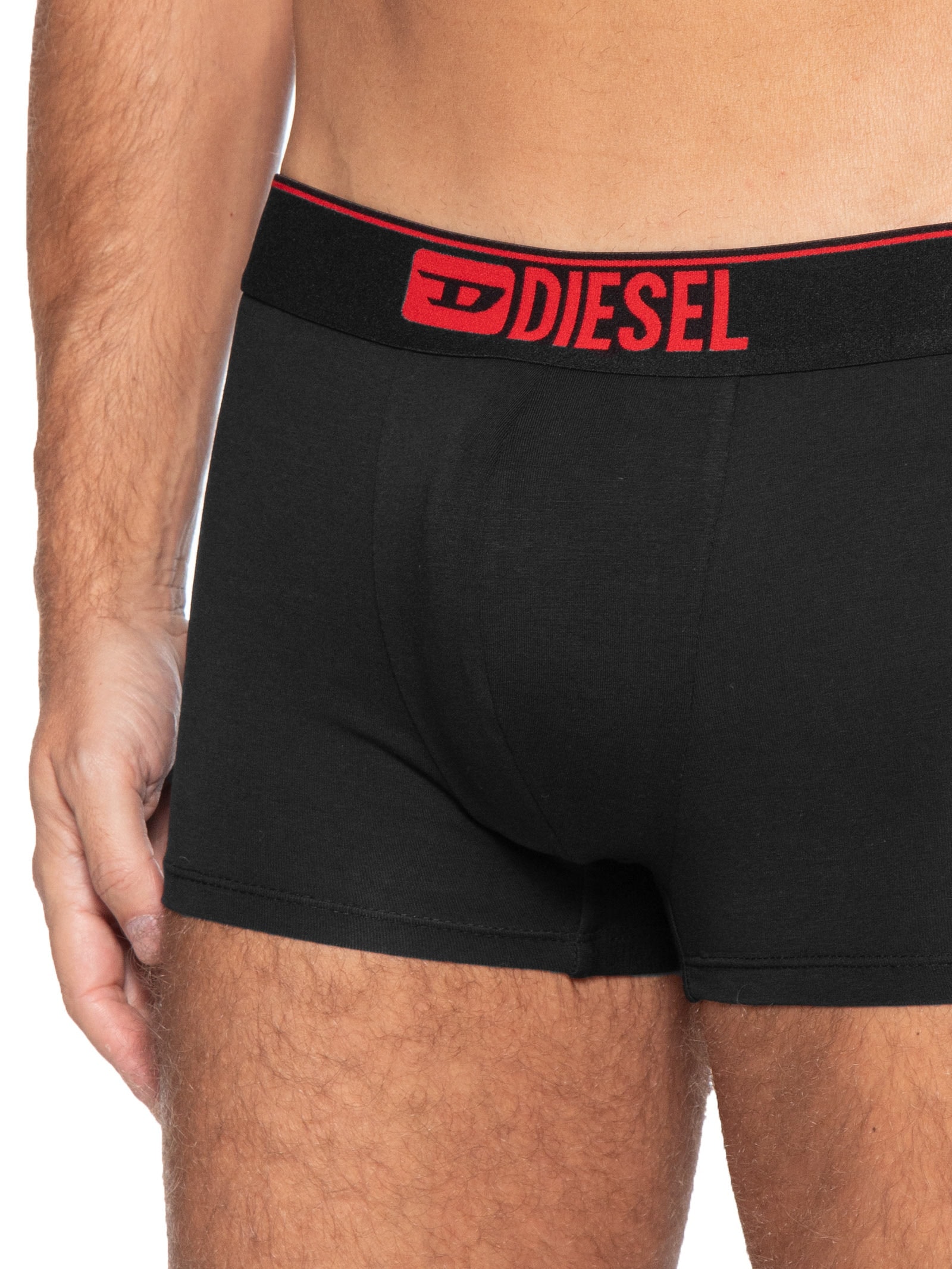 Kit De 3 Cuecas Boxer Preto Diesel
