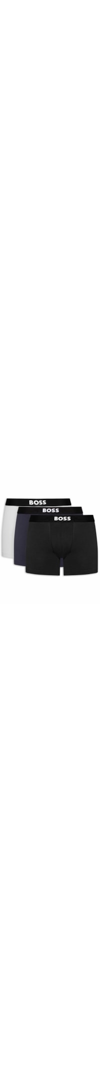 Kit De 3 Cuecas Boxer - Preto