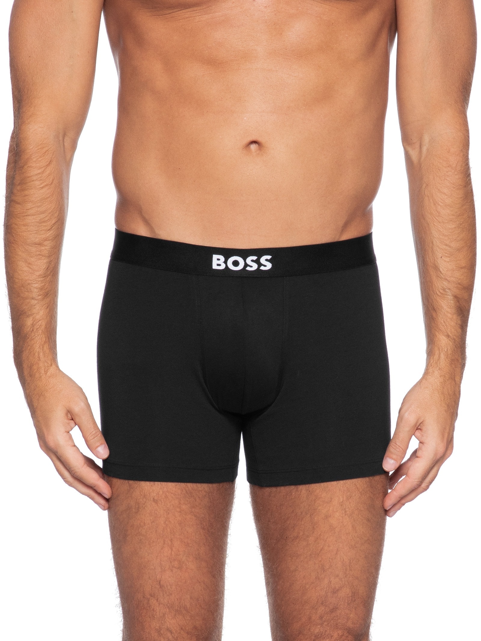 Kit De 3 Cuecas Boxer Preto Boss