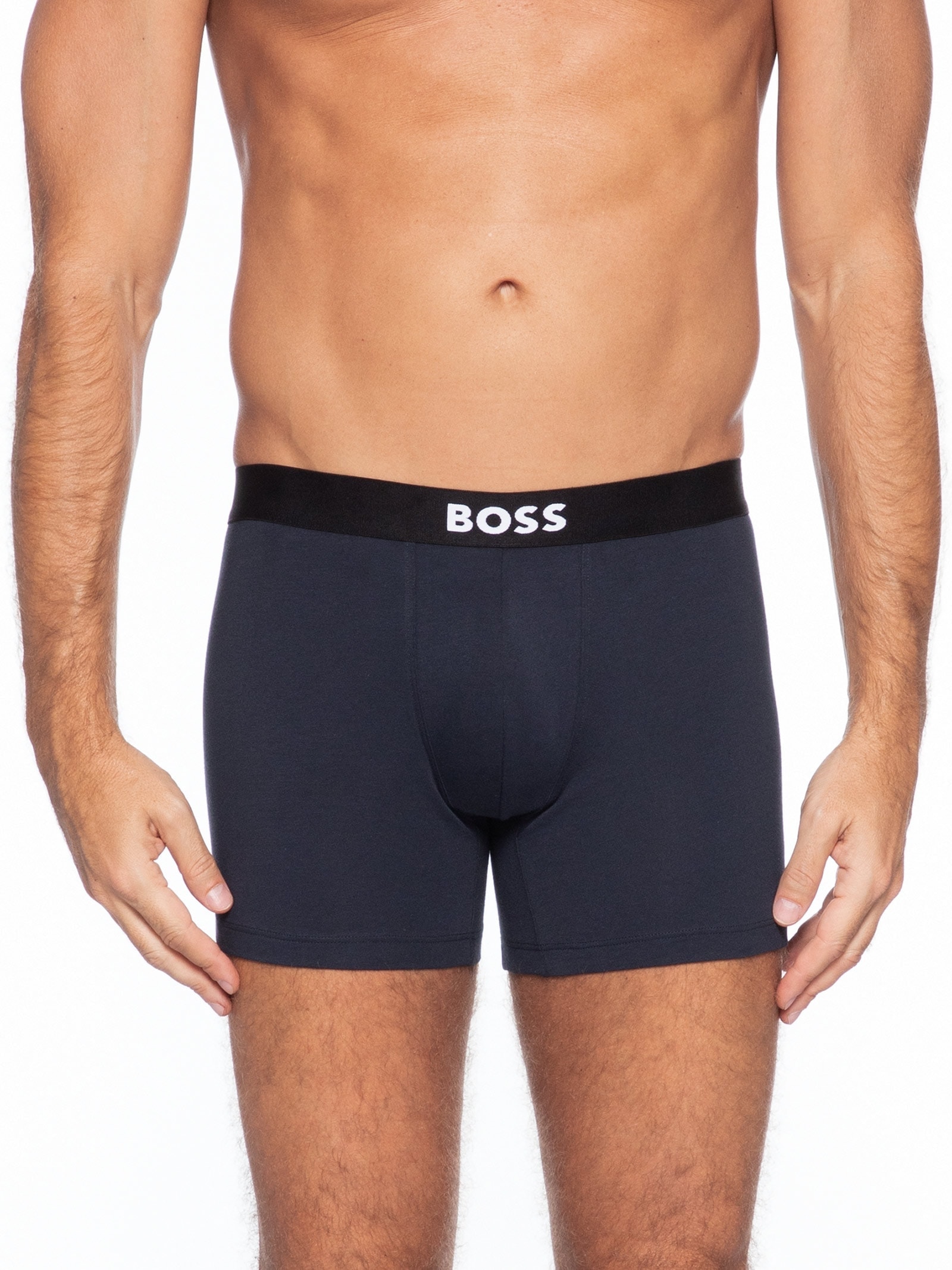 Kit De 3 Cuecas Boxer Preto Boss