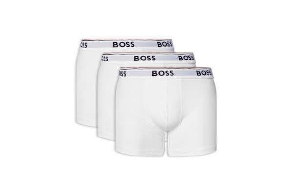 Kit De 3 Cuecas Boxerbr Power - Branco