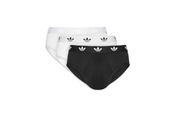 Kit De 3 Cuecas Brief Comfort Flex Cotton - Preto