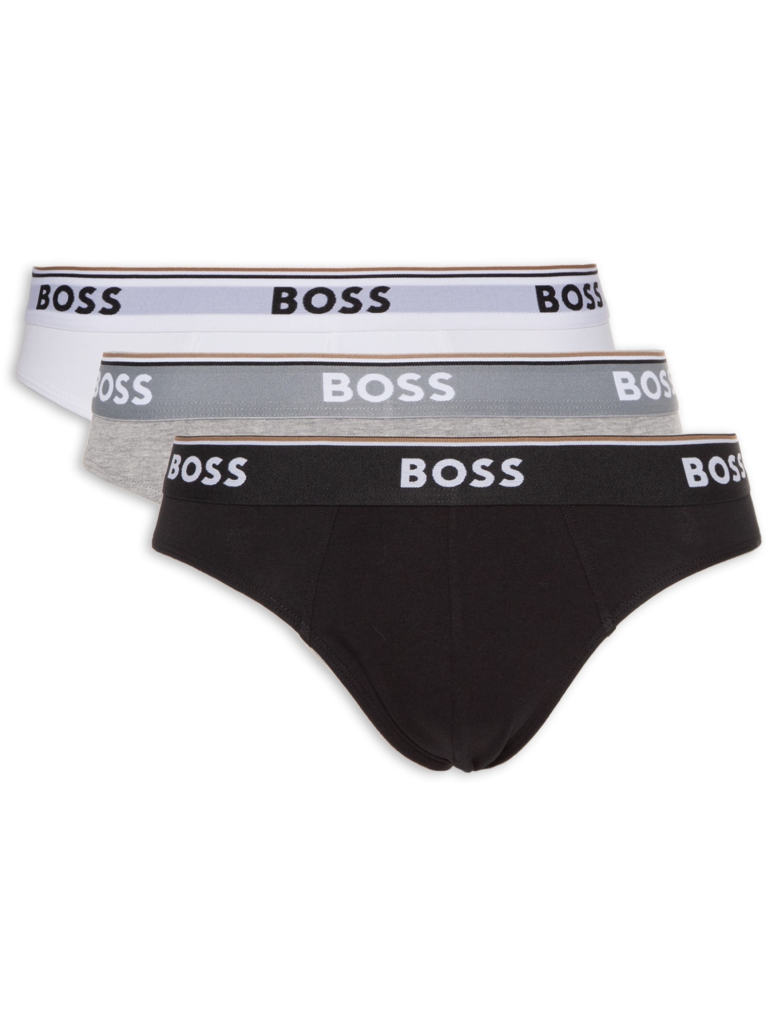 Kit De 3 Cuecas Brief Power Boss