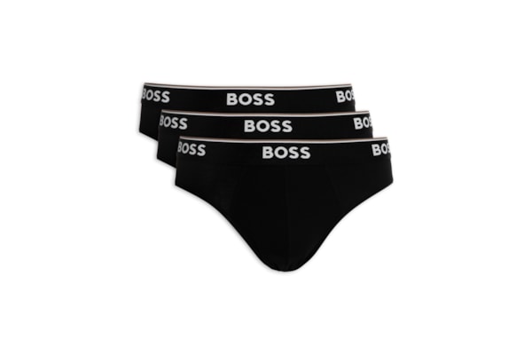 Kit Cueca Slip Brief 3 peças Power - Preto