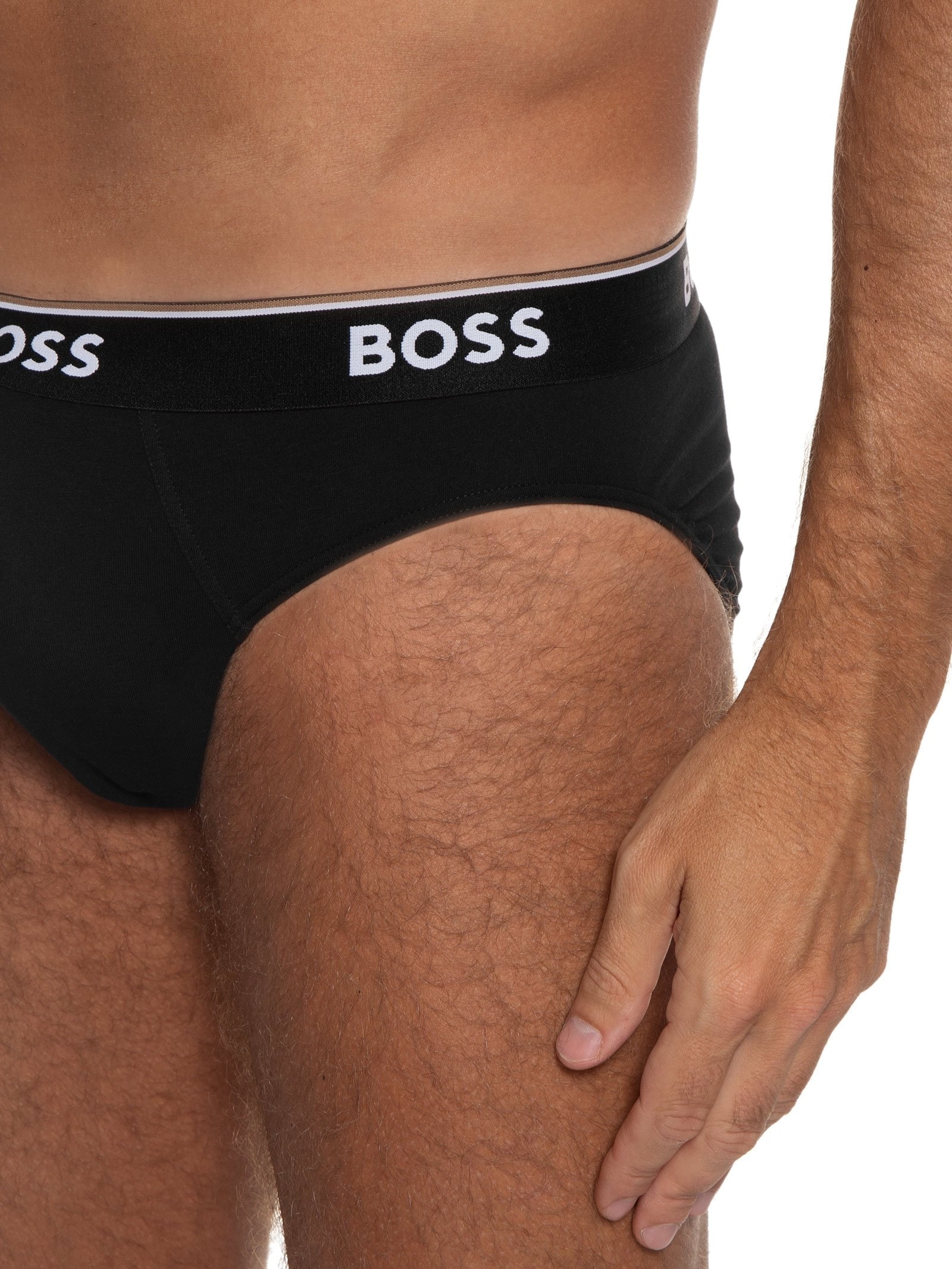 Kit De 3 Cuecas Brief Power Preto Boss