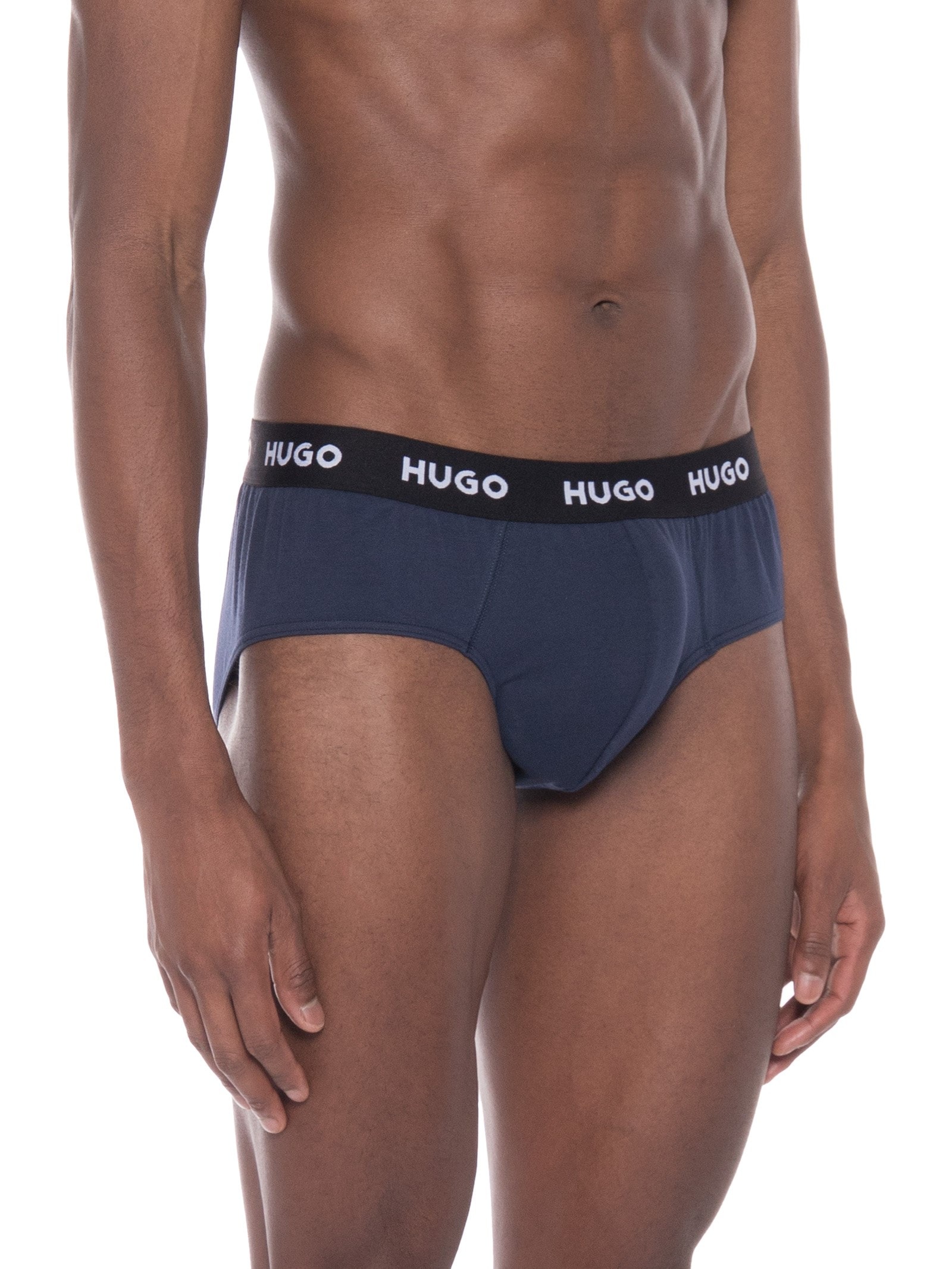 Kit De 3 Cuecas Hipbrief Tripletpack Azul Hugo