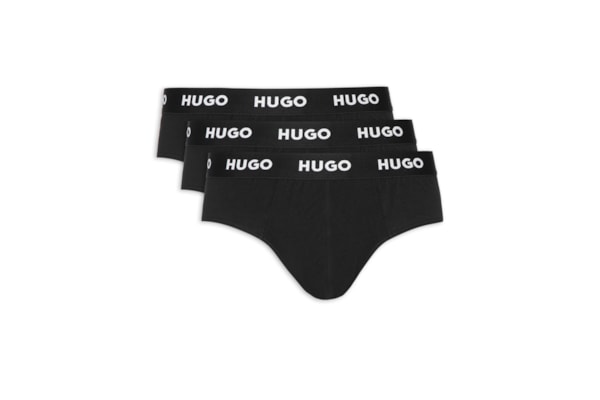 Kit De 3 Cuecas Slip Hipbrief Triplet Pack - Preto