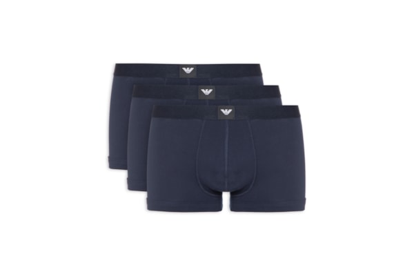 Kit De 3 Cuecas Trunk - Azul