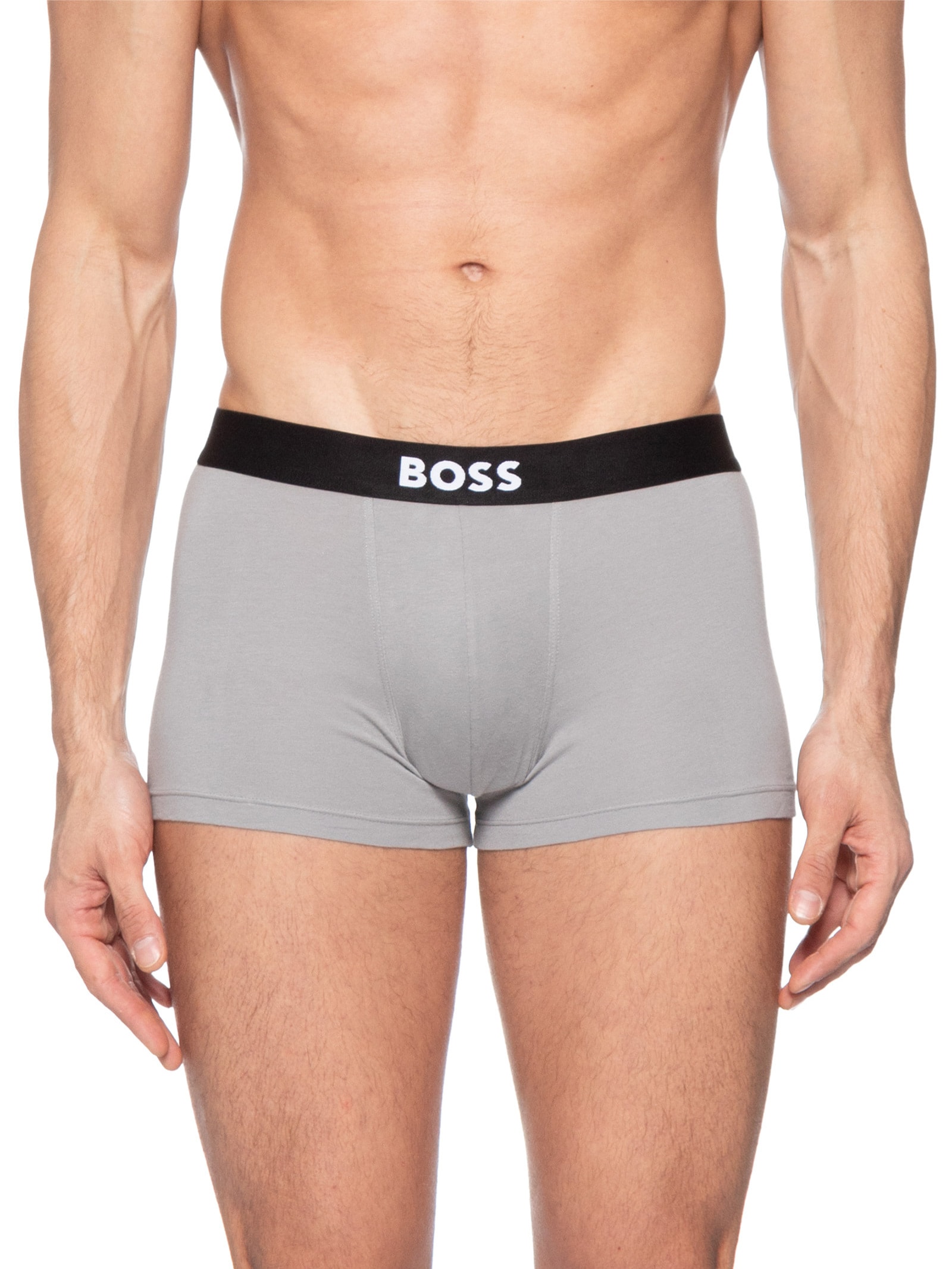 Kit De 3 Cuecas Trunk Cinza Boss