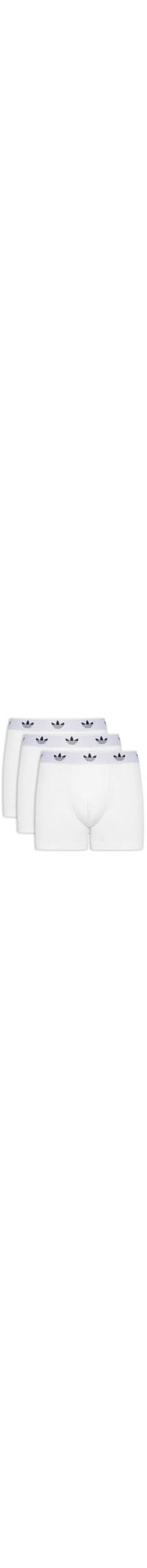Kit De 3 Cuecas Trunk Comfort Flex Cotton - Branco