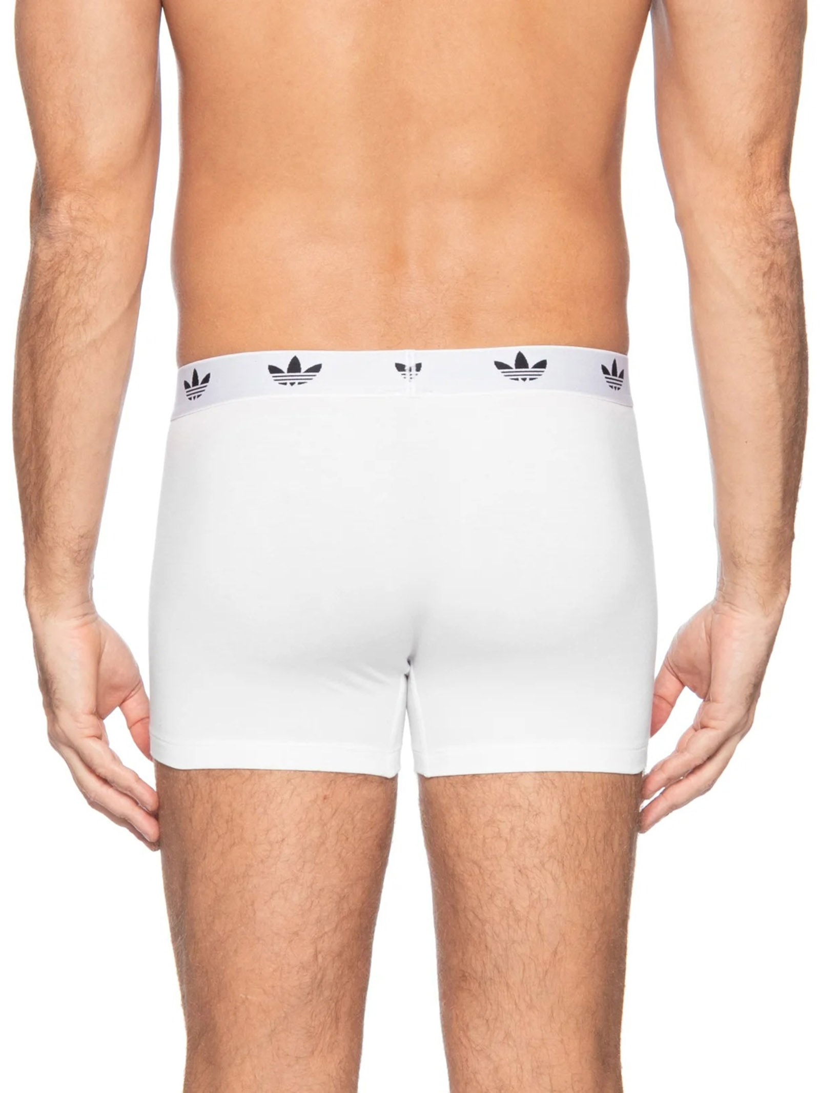 Kit De 3 Cuecas Trunk Comfort Flex Cotton Branco Adidas Originals Underwear