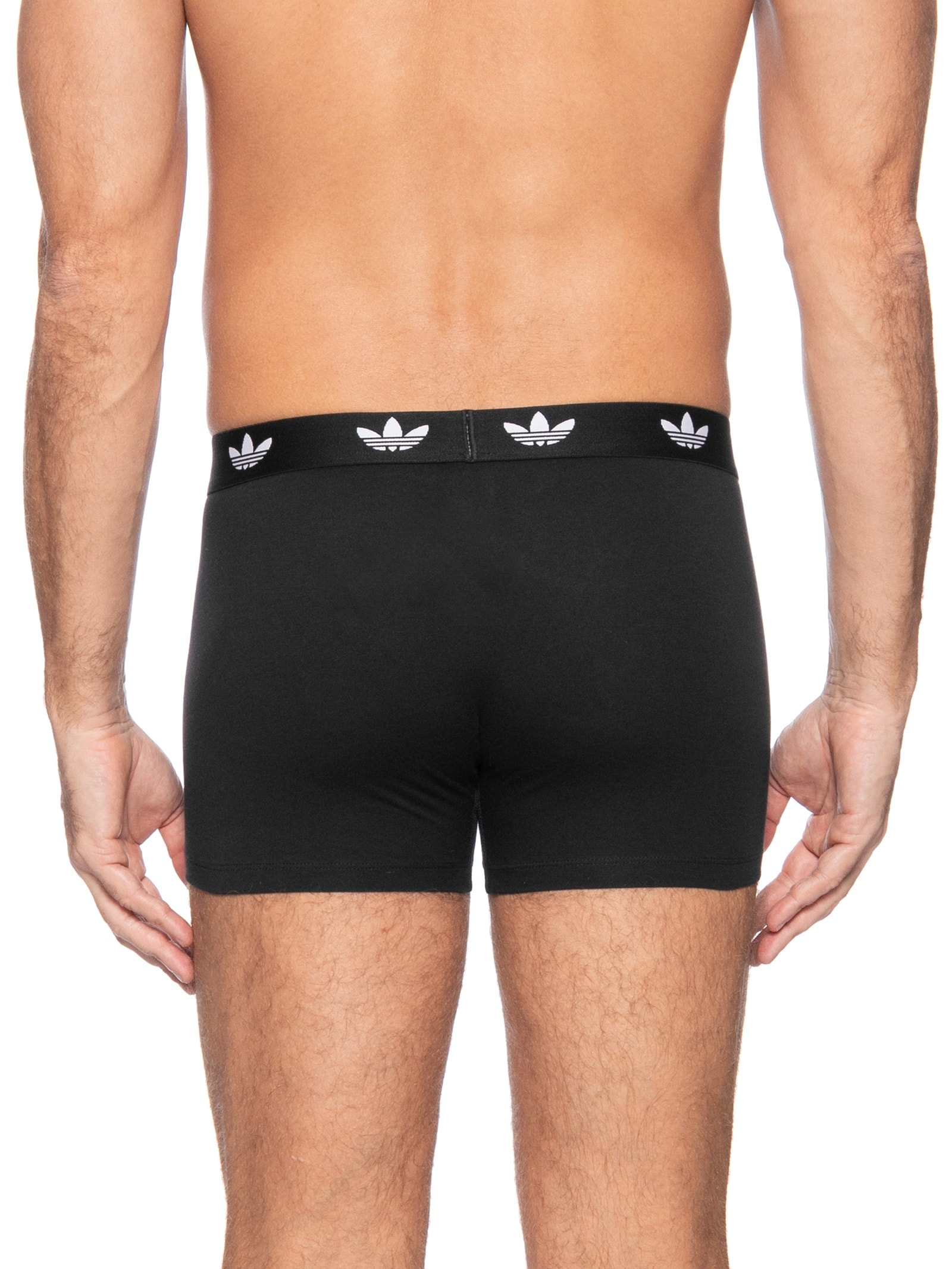 Kit De 3 Cuecas Trunk Comfort Flex Cotton Preto Adidas Originals Underwear