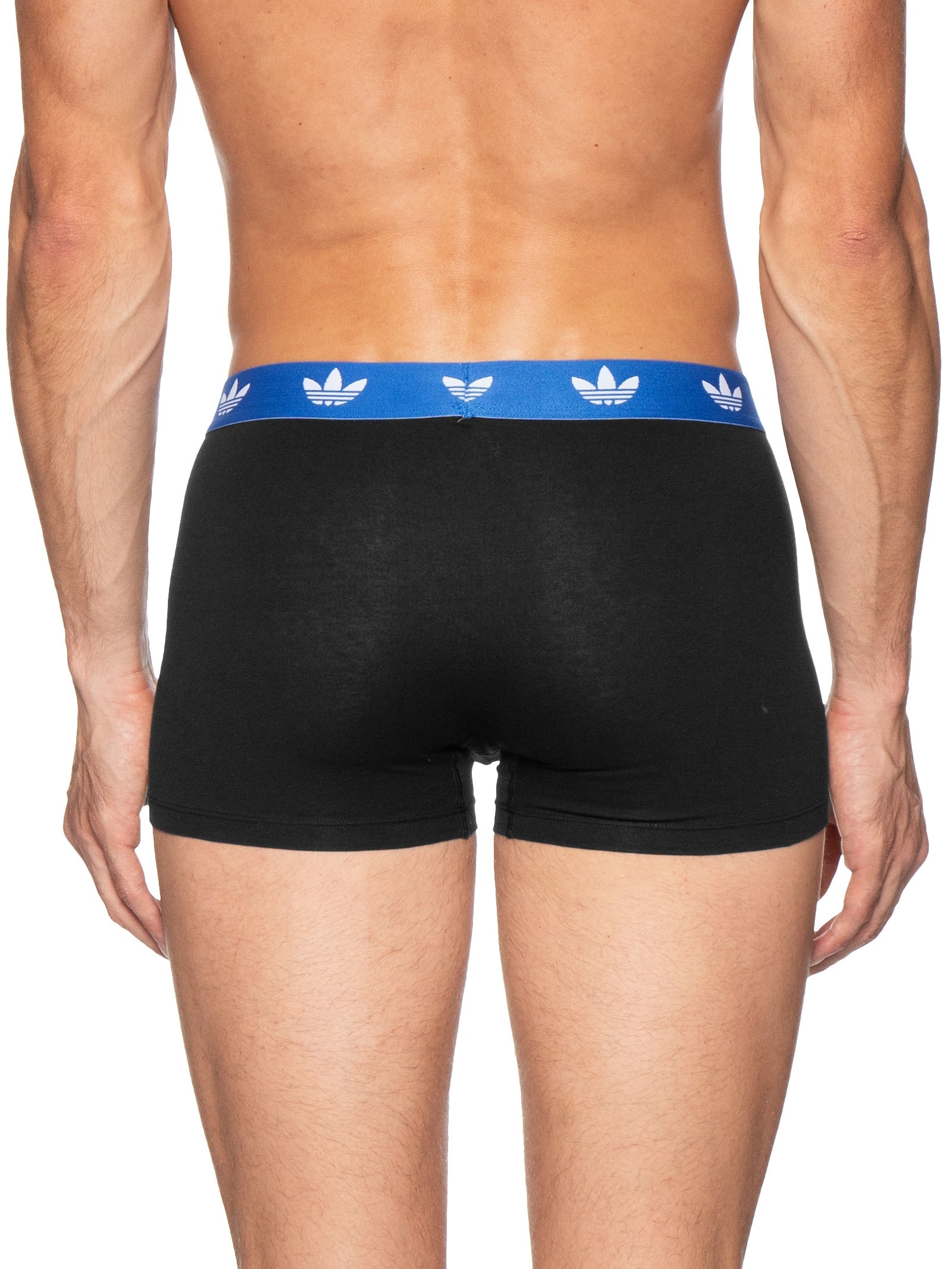 Kit De 3 Cuecas Trunk Comfort Flex Cotton Preto Adidas Originals Underwear