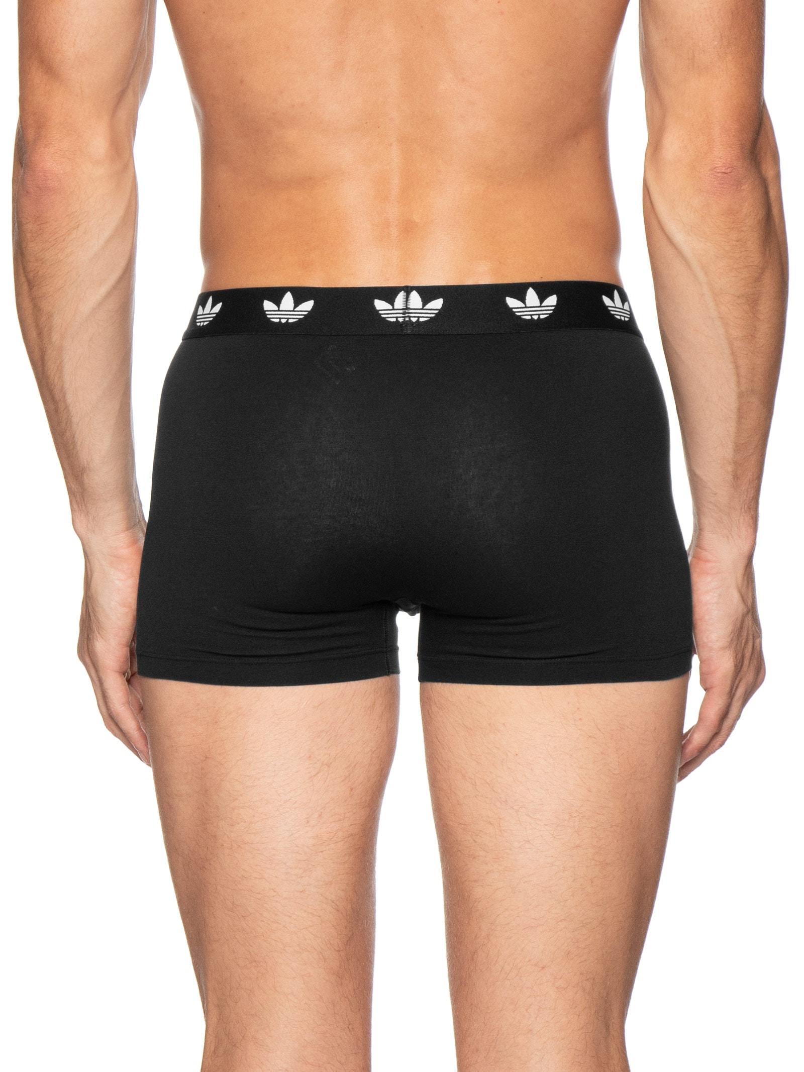 Kit De 3 Cuecas Trunk Comfort Flex Cotton Preto Adidas Originals Underwear