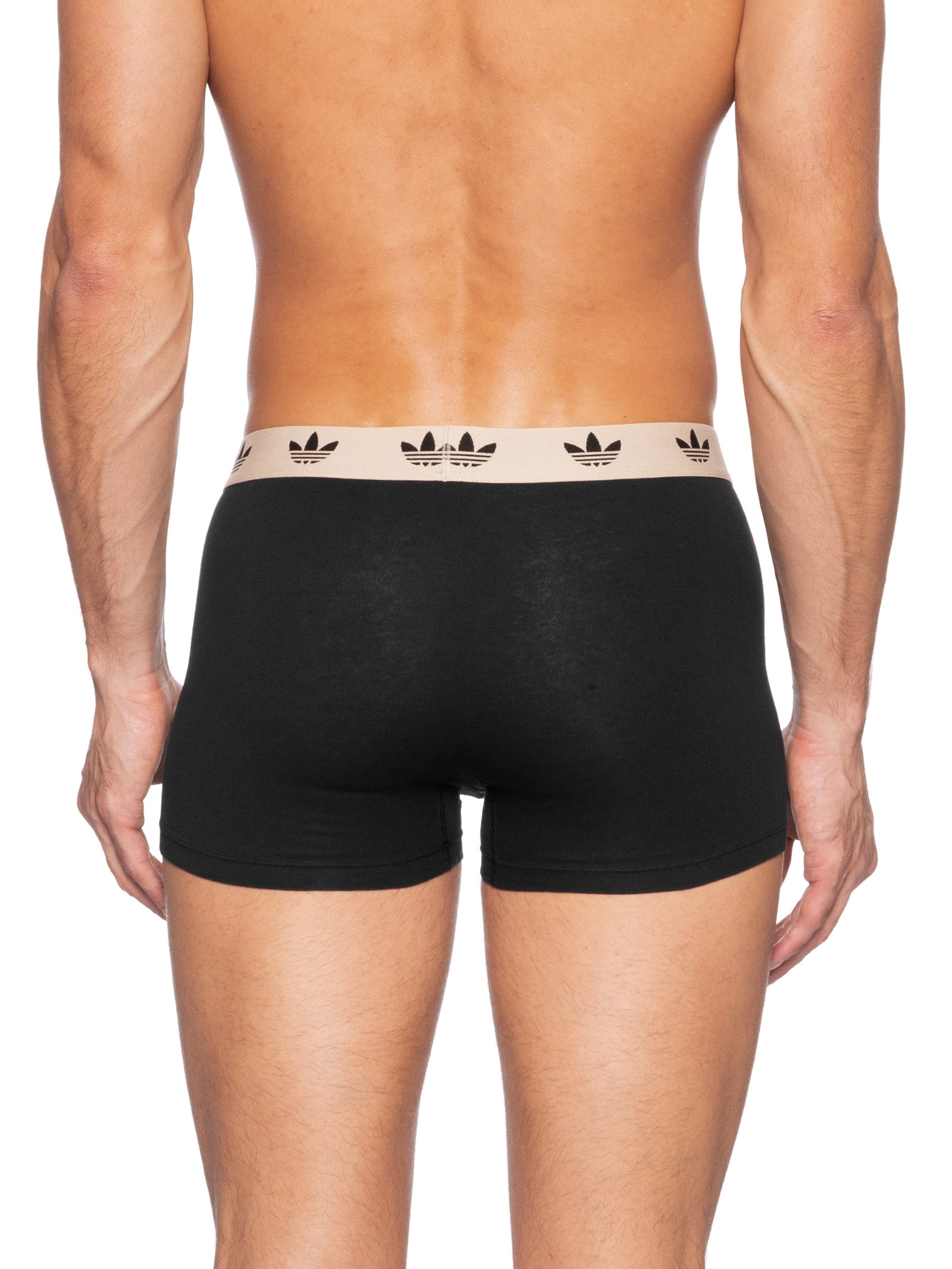 Kit De 3 Cuecas Trunk Comfort Flex Cotton Preto Adidas Originals Underwear