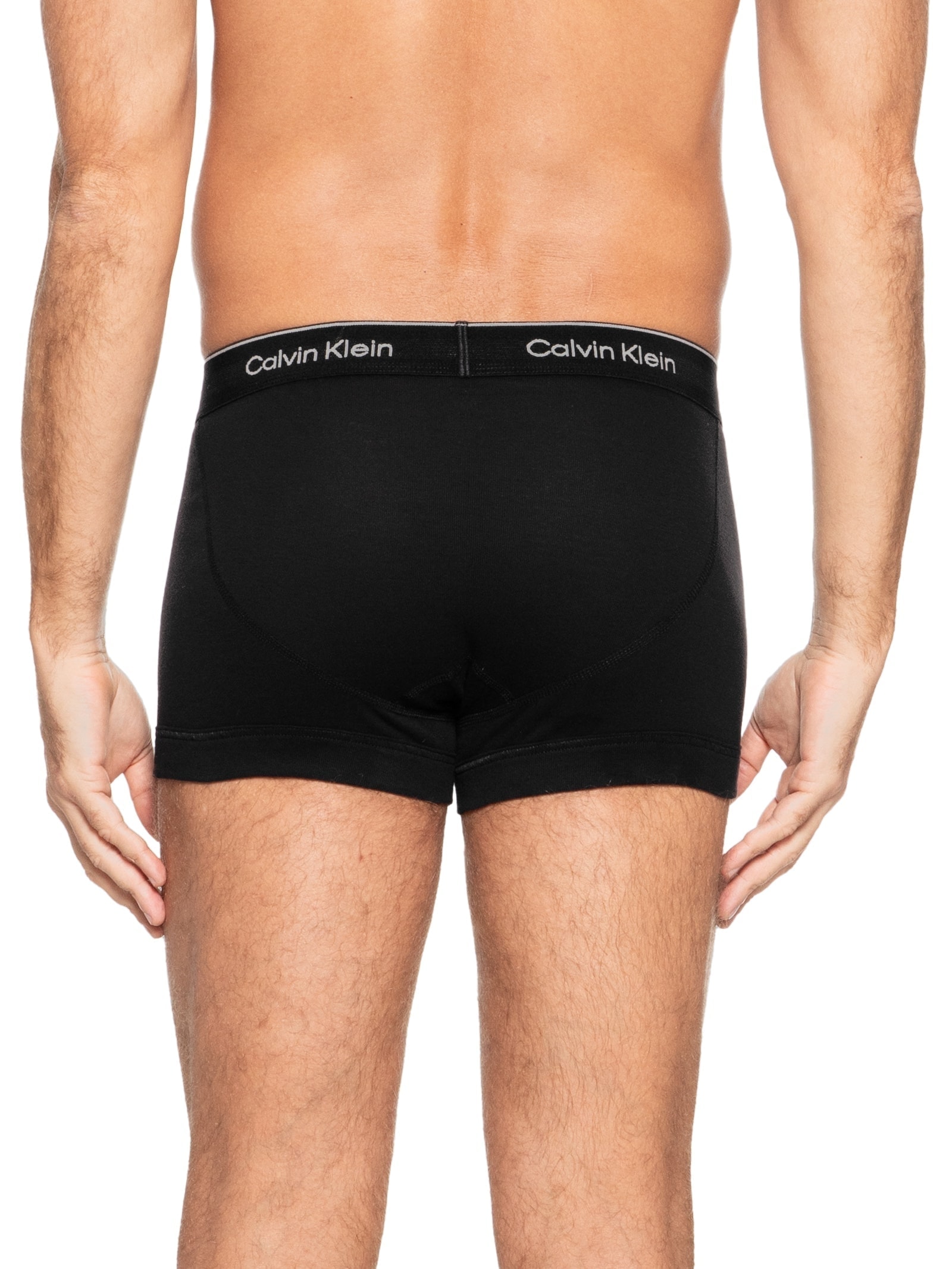 Kit De 3 Cuecas Trunk De Cotton Ribana Calvin Klein Underwear