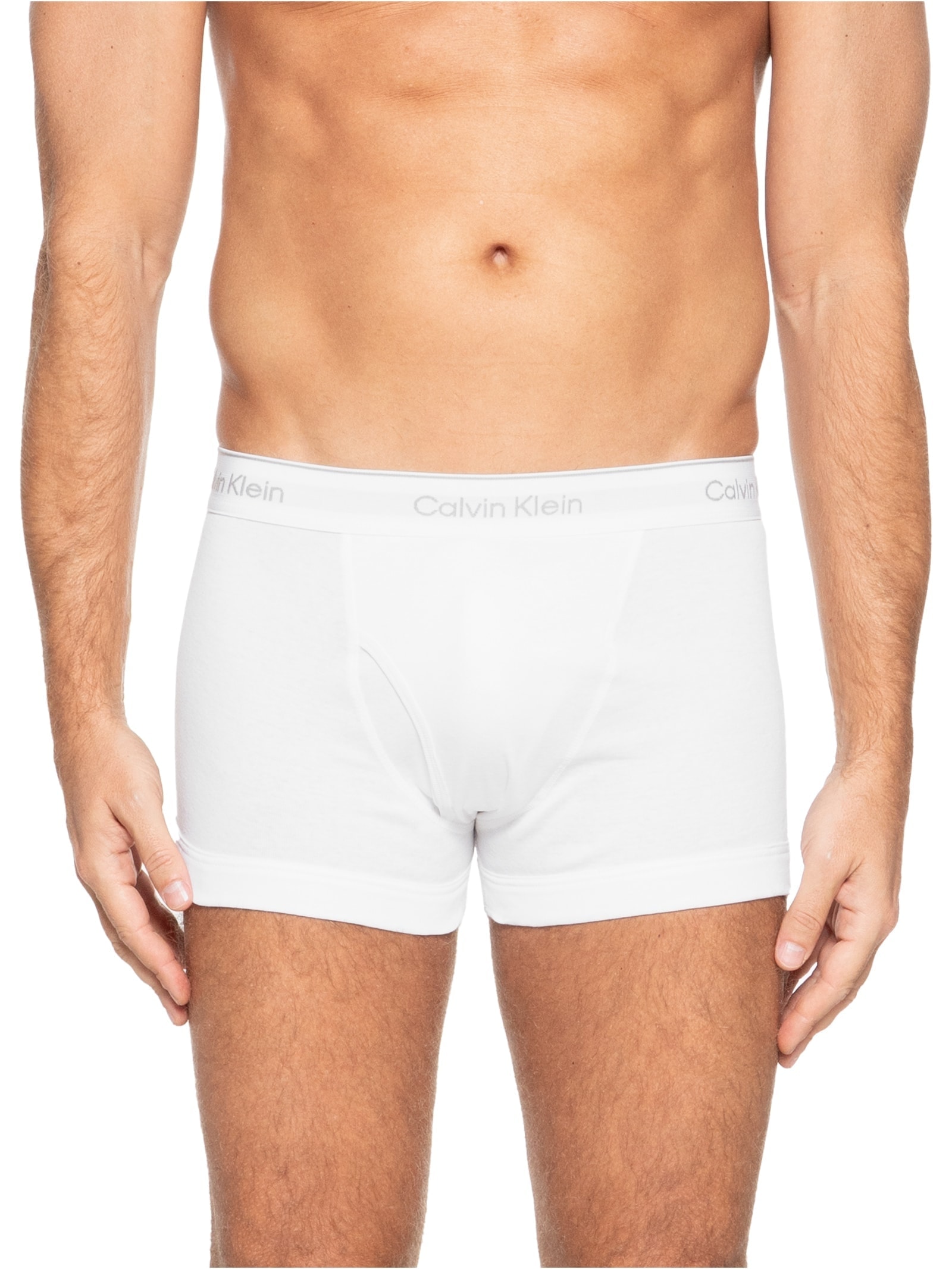 Kit De 3 Cuecas Trunk De Cotton Ribana Calvin Klein Underwear