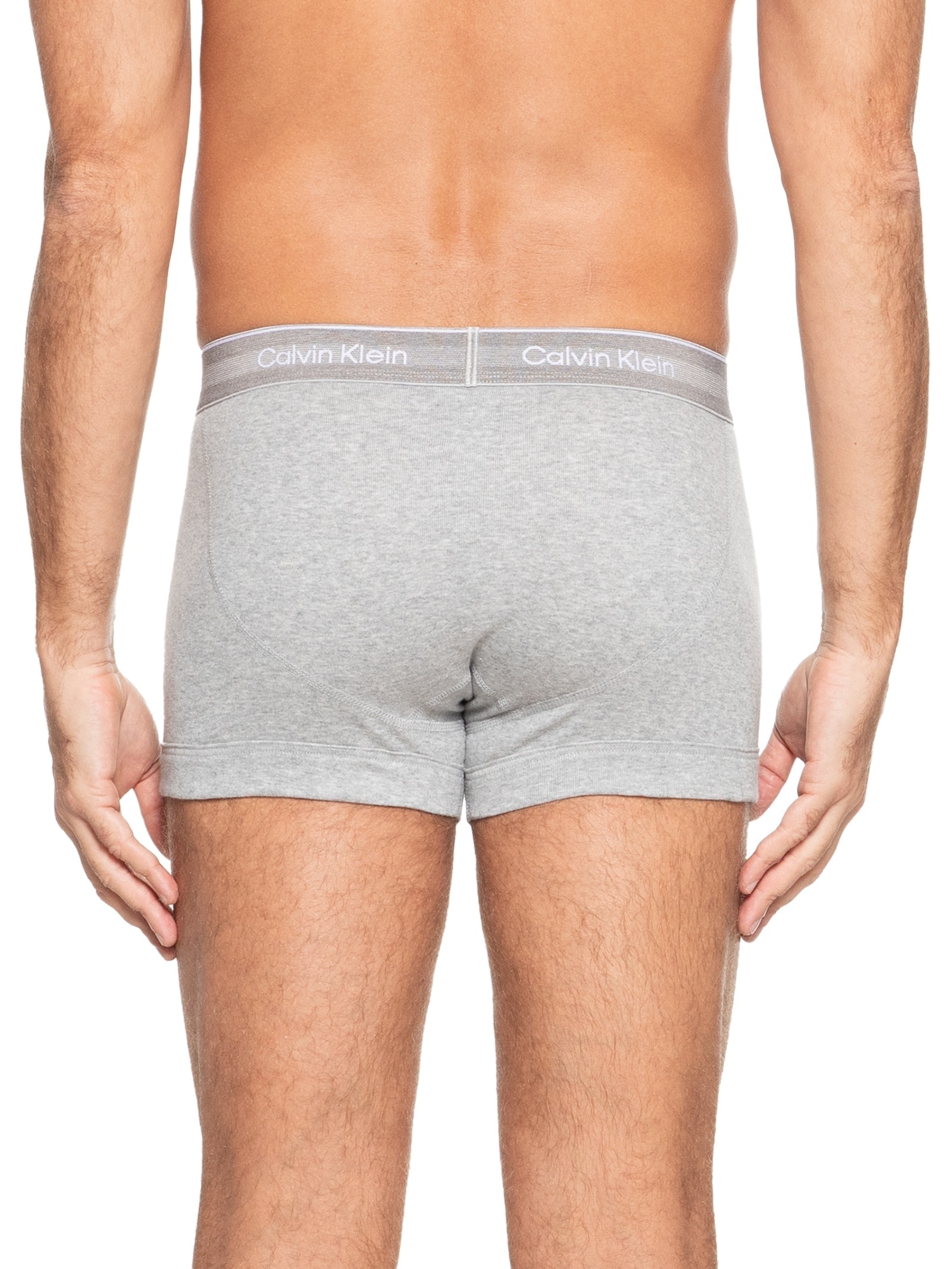 Kit De 3 Cuecas Trunk De Cotton Ribana Calvin Klein Underwear